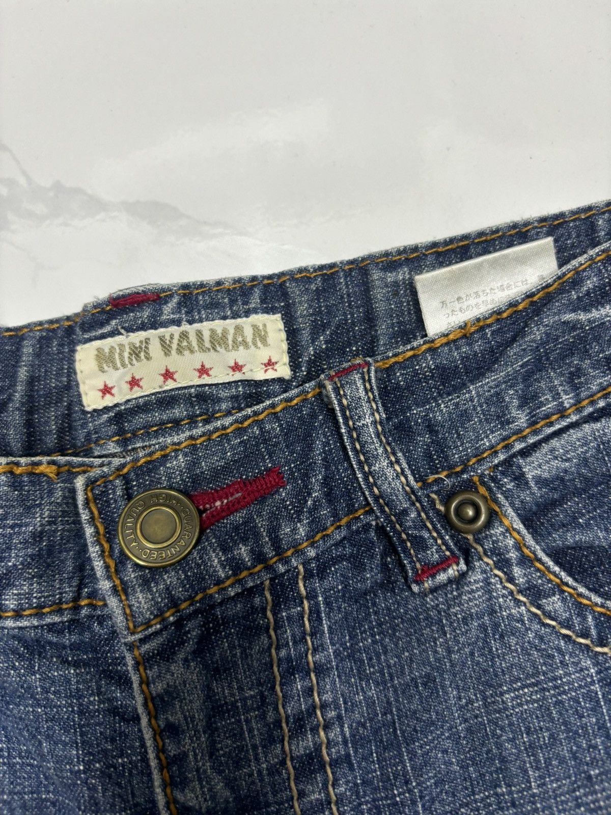 Hysteric Glamour × Japanese Brand FLARED TWIST💥90s Style Bootcut Denim Mini Valman Flare Jeans Size US 26 / EU 42 - 9 Thumbnail