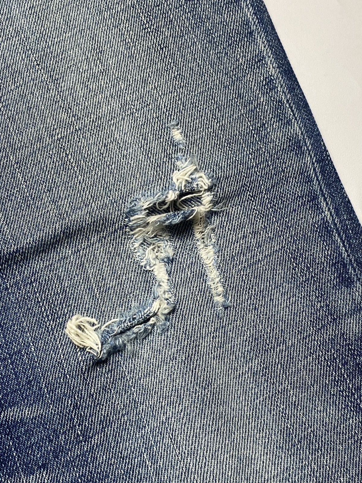 Burberry 2000s Burberry - Flared Distressed Denim Size US 30 / EU 46 - 8 Thumbnail