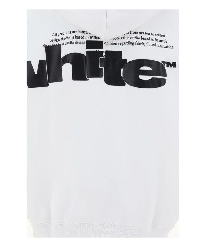 Off-White o1s22i1n1124 Oversized Hoodie in White Size US S / EU 44-46 / 1 - 4 Thumbnail