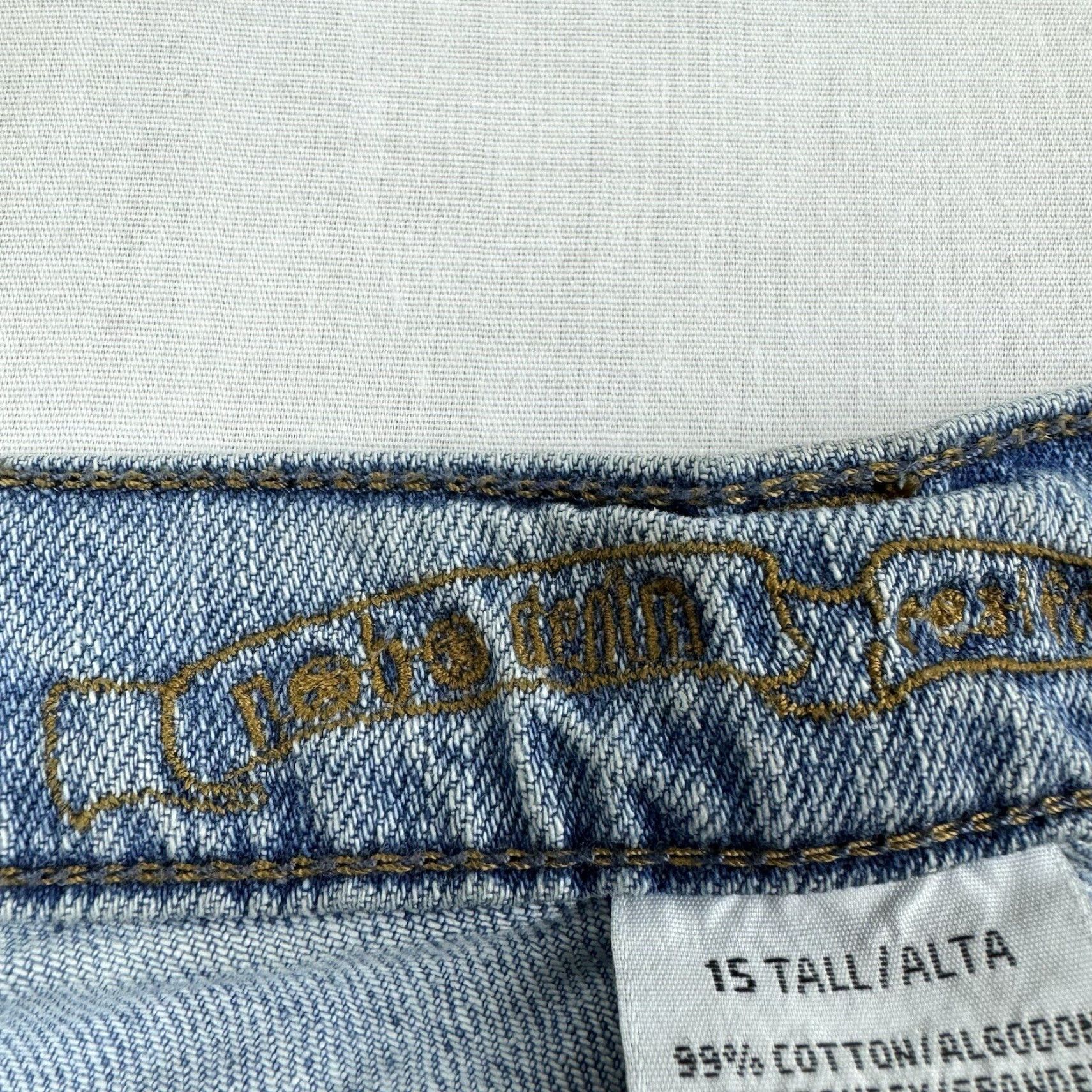 Vintage VINTAGE No Boundaries Jeans Women Tall 15 Blue 90s Grunge Y2K 2000s Punk Straight Jeans Womens Size 36" / US 14 / IT 50 - 7 Thumbnail