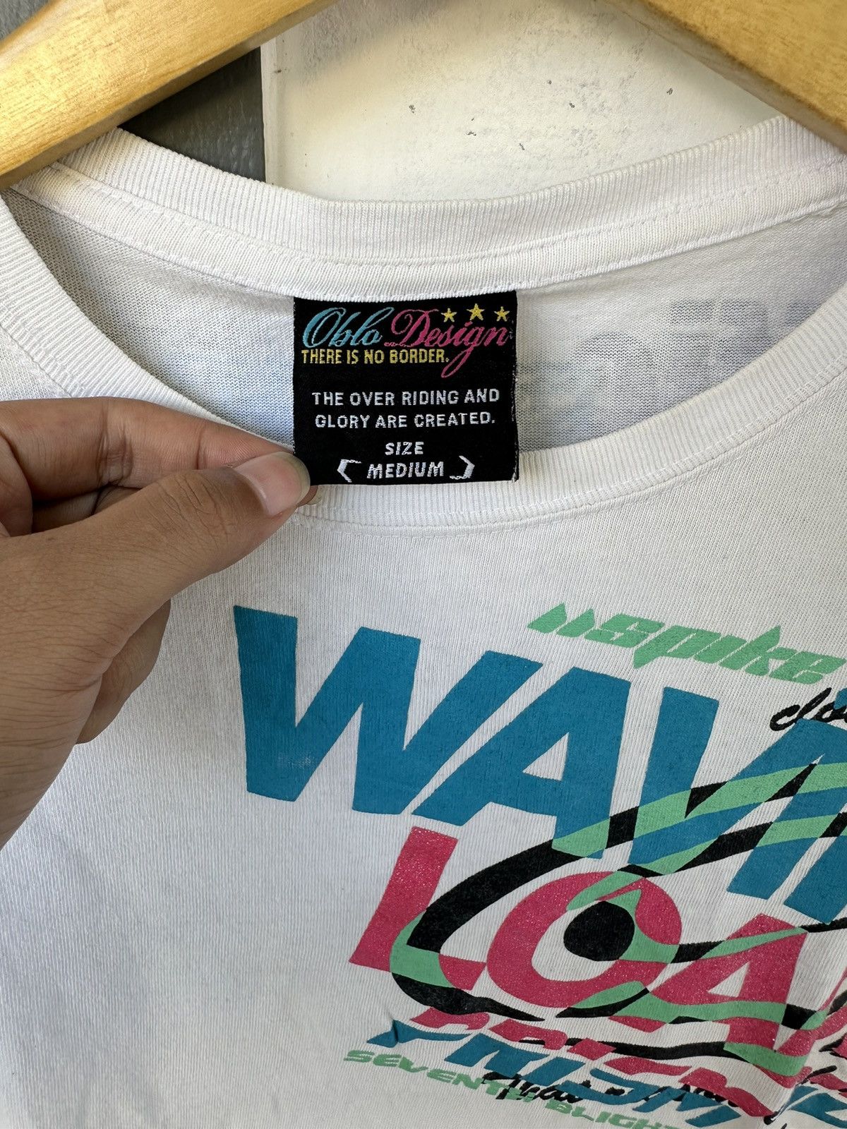 Japanese Brand Y2K WHITE COLOUR JAPANESE OBLO DESIGN POEM SURF HAWAII STYLE Size US M / EU 48-50 / 2 - 6 Thumbnail