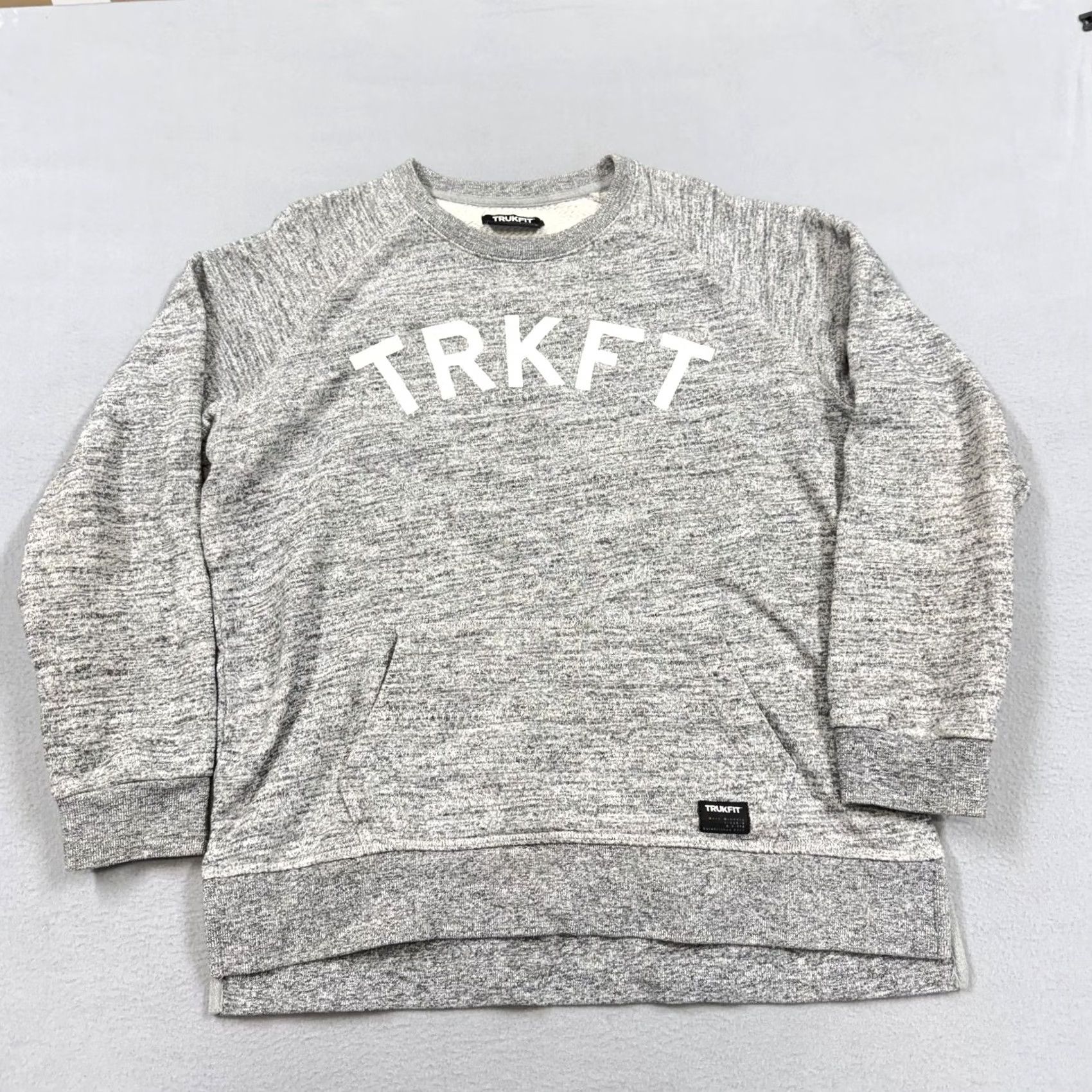 Vintage Trukfit Sweatshirt Mens XL Gray Fleece Crewneck Pullover TRKFT Graphic Size US XL / EU 56 / 4 - 2 Thumbnail