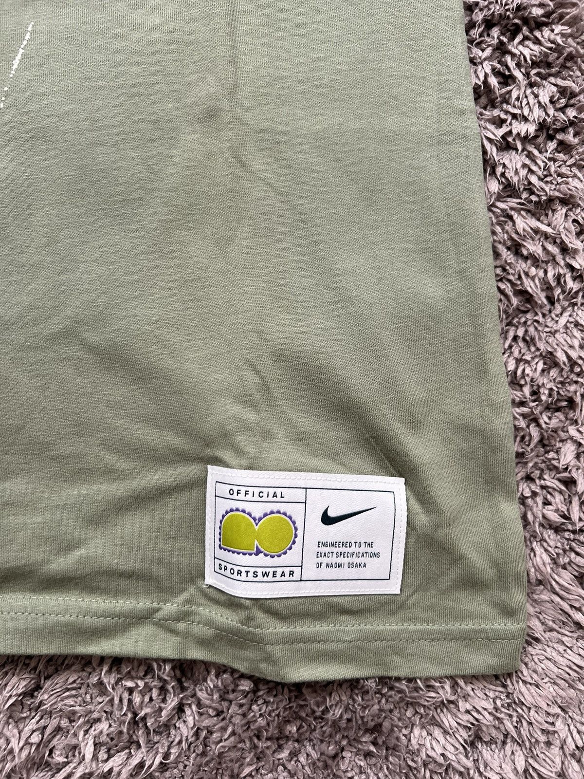 Nike Nike x Naomi Osaka olive t-shirt Size US S / EU 44-46 / 1 - 2 Thumbnail