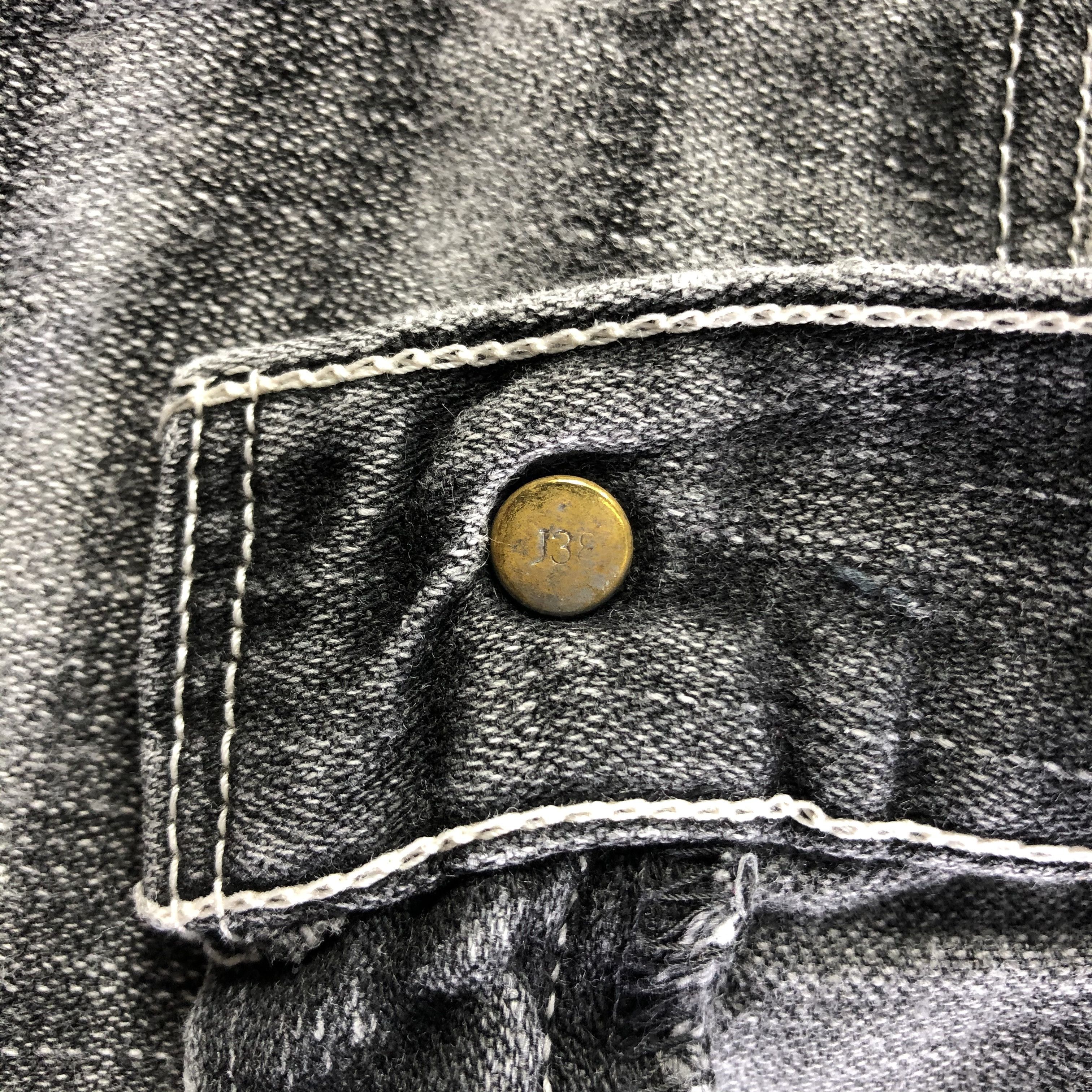 Levi's Vintage Levis 503 Jeans Ripped Denim KJ3056 Size US 31 - 10 Thumbnail