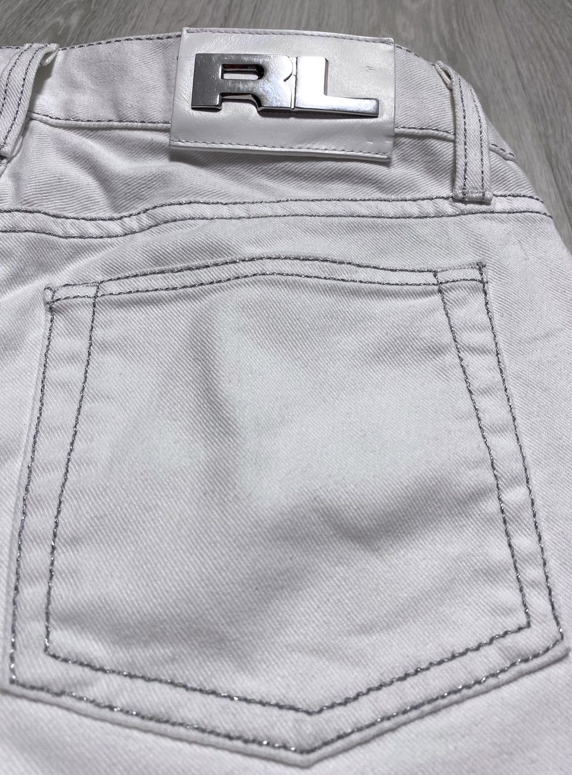 Ralph Lauren Black Label Womens Ralph Lauren 380 Black Label White Flared Jeans Denim Size 27" / US 4 / IT 40 - 20 Thumbnail