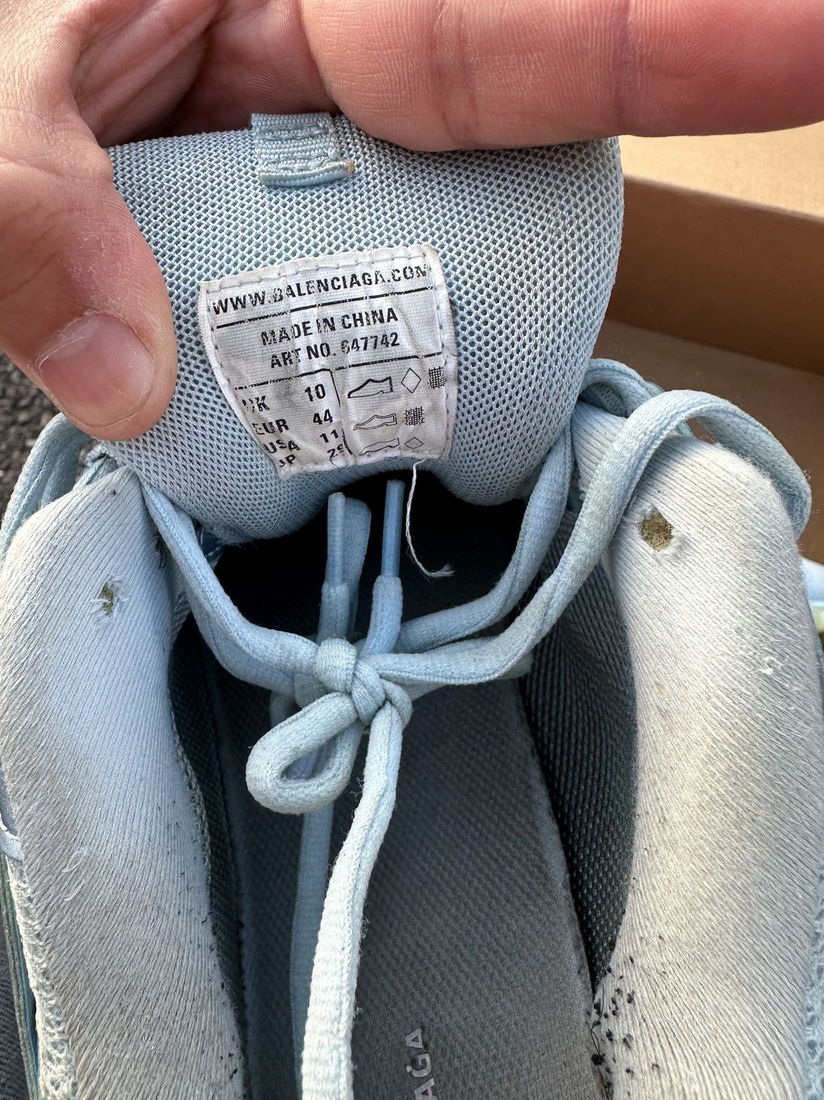 Balenciaga Balenciaga Track Blue Gel Size US 11 / EU 44 - 14 Thumbnail