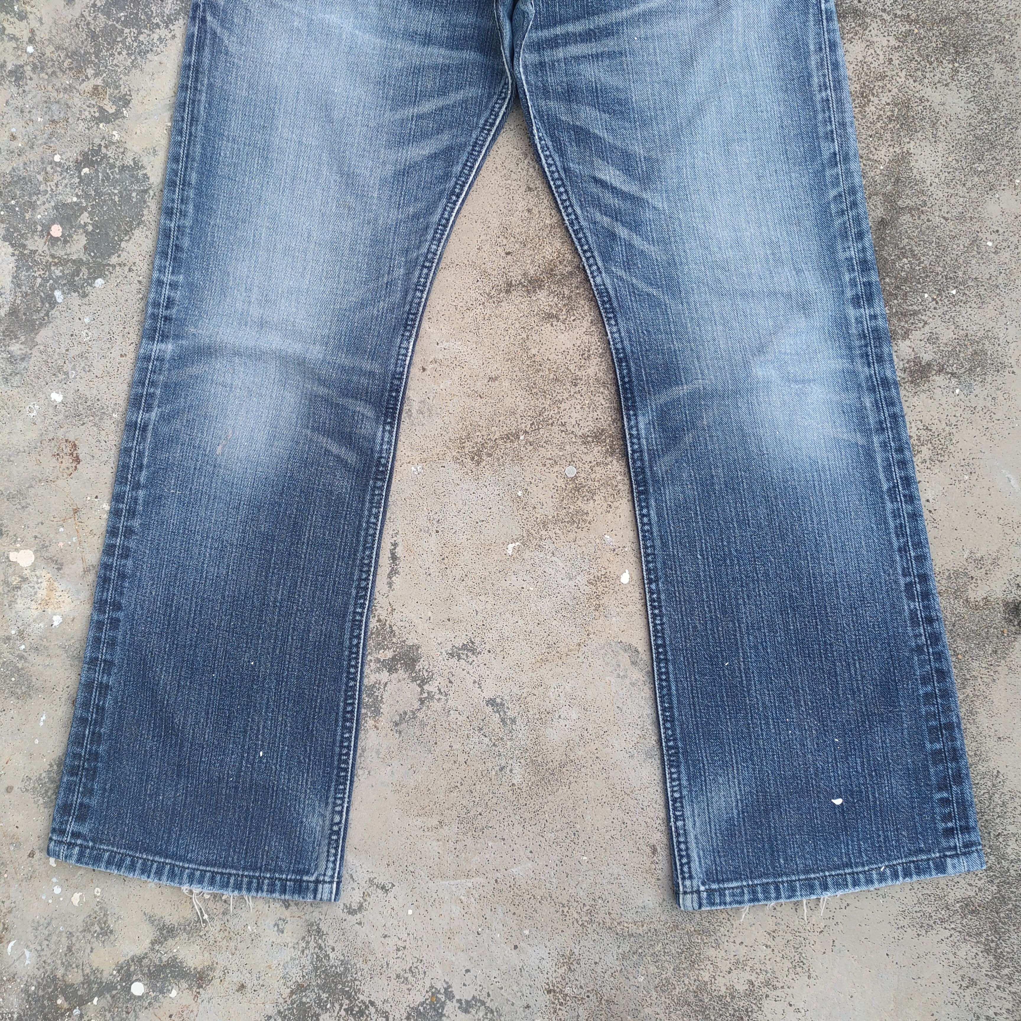 Lee VINTAGE LEE FLARE FADED JEANS DENIM PANTS Size US 31 - 3 Thumbnail
