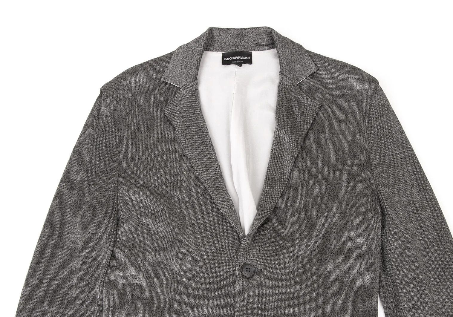 Emporio Armani Rayon 2B Jacket in Gray Size 46 Size US S / EU 44-46 / 1 - 2 Thumbnail