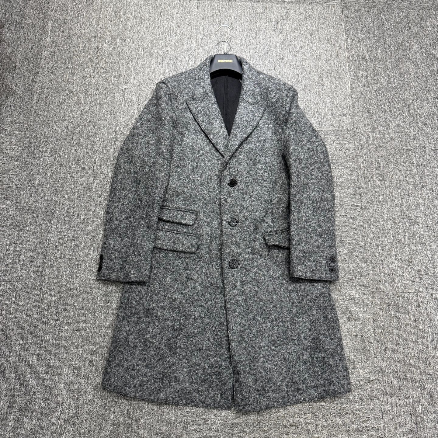 Neil Barrett Gray Wool Blend Long Coat Size M Size US M / EU 48-50 / 2 - 1 Thumbnail