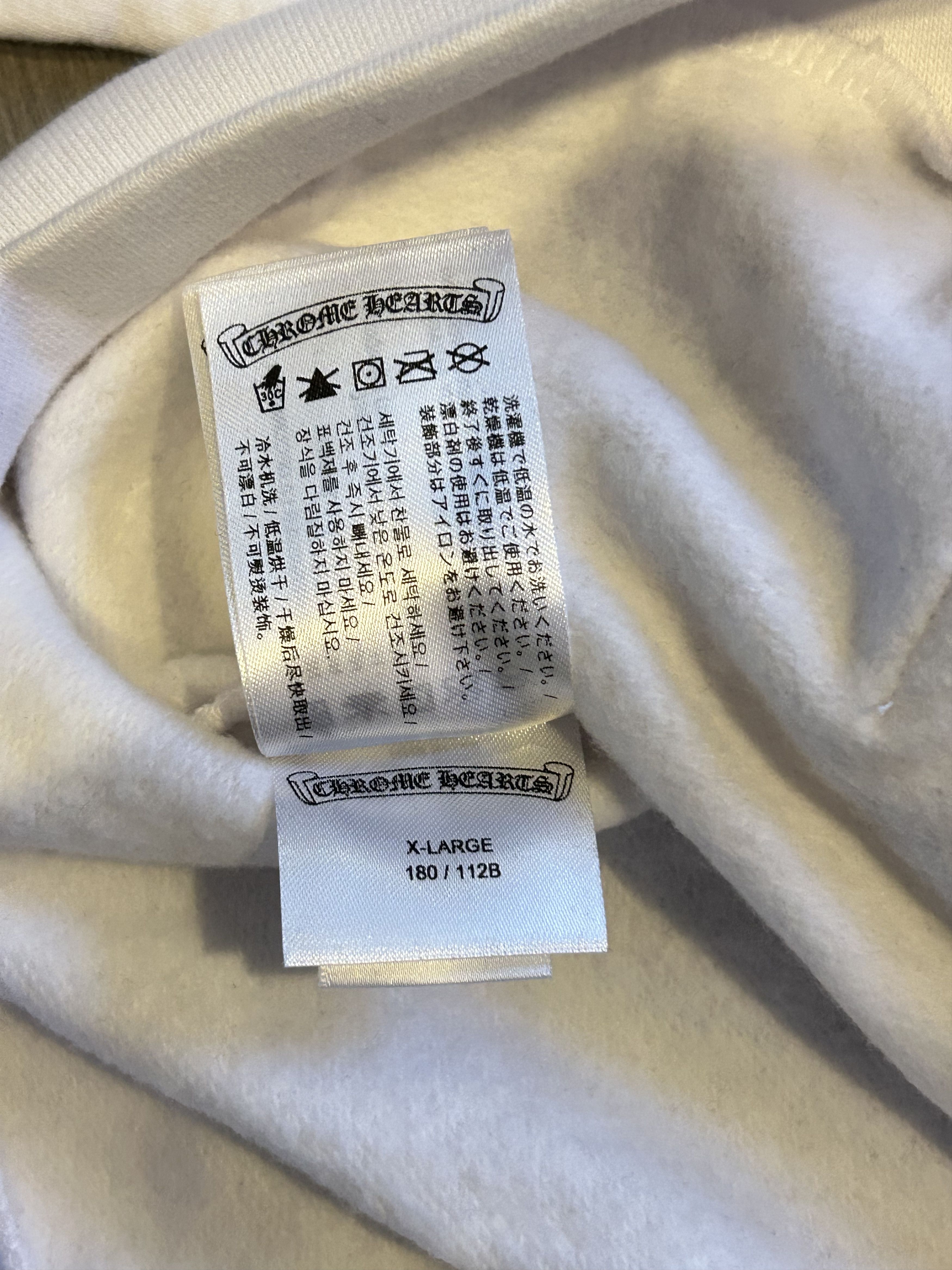 Chrome Hearts Chrome Hearts x Rolling Stones NY Hoodie White Size US XL / EU 56 / 4 - 6 Thumbnail
