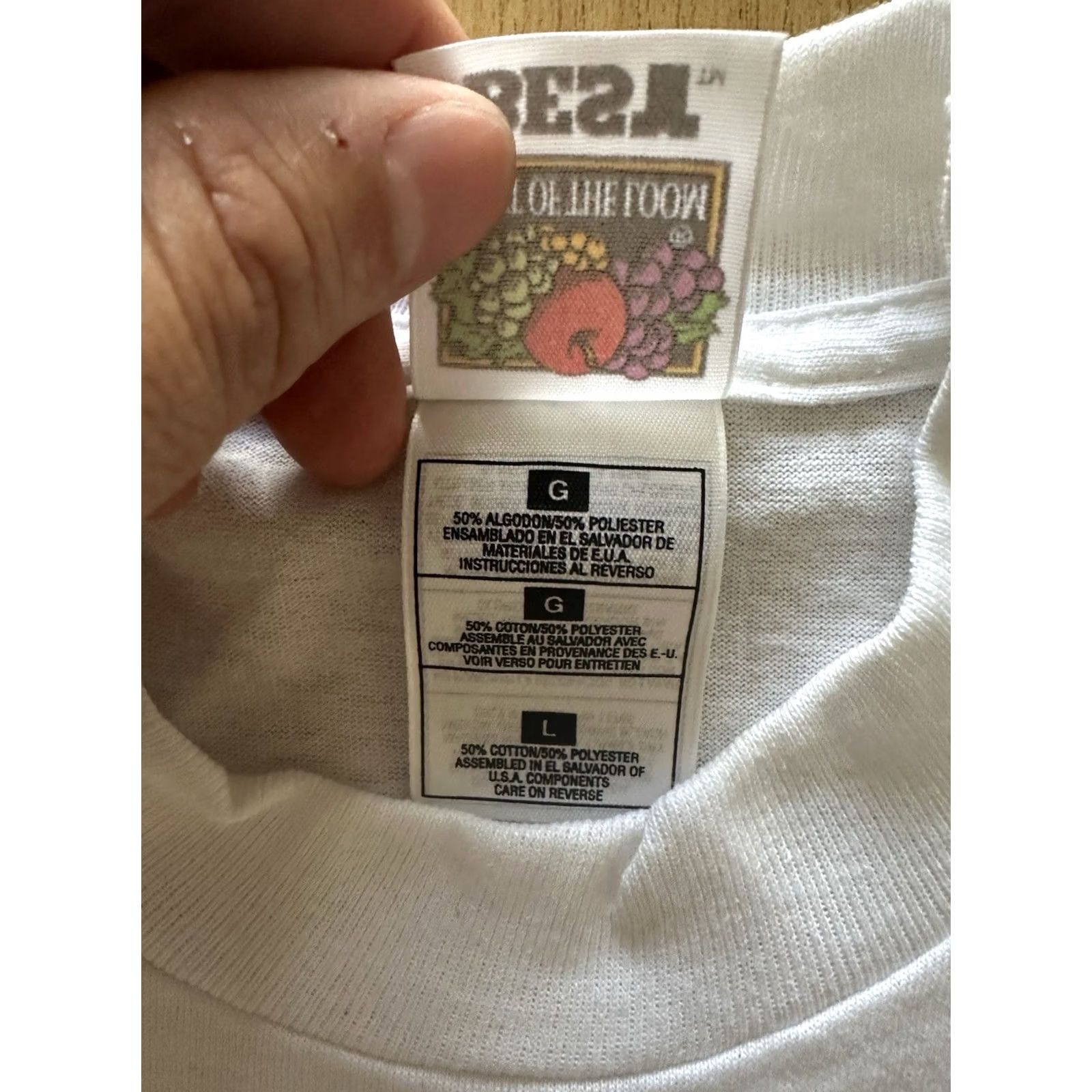 Fruit Of The Loom VINTAGE DARE Drug Abuse Resistance Education Lion Mascot T-Shirt L White 90s NWOT Men Size US L / EU 52-54 / 3 - 4 Thumbnail