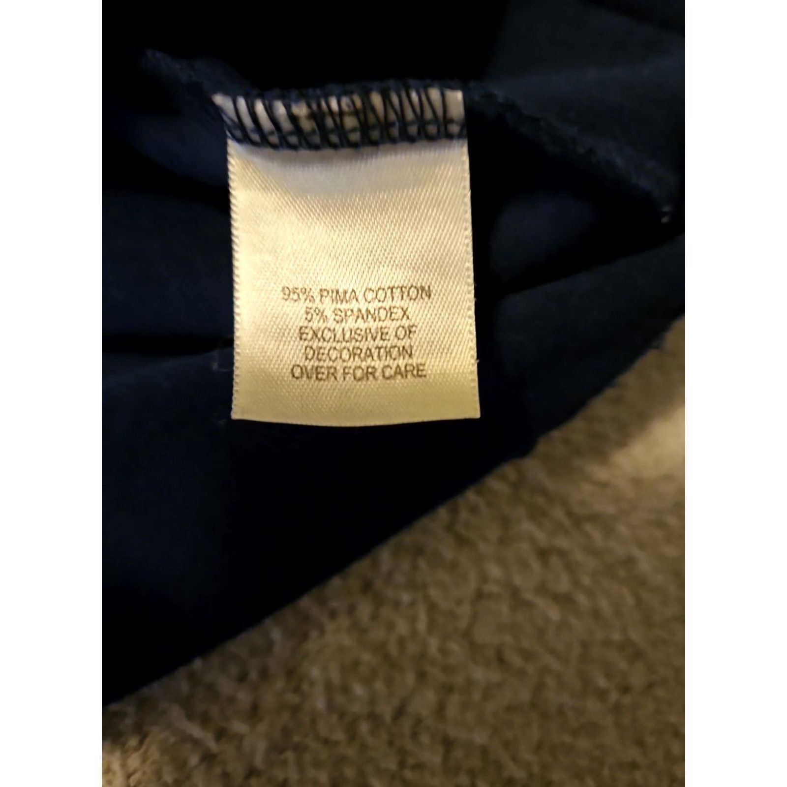 Vintage VINTAGE Le Tigre Shirt Womens XL 3/4 Sleeve Blue Crew Neck Stretch 95% Pima Cotton Size XL / US 12-14 / IT 48-50 - 6 Thumbnail