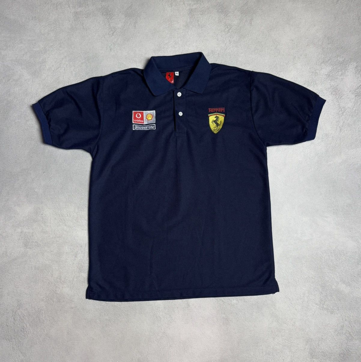 Ferrari FERRARI Racing Polo Shirt Big Embroidered Logo size L Size US L / EU 52-54 / 3 - 1 Thumbnail