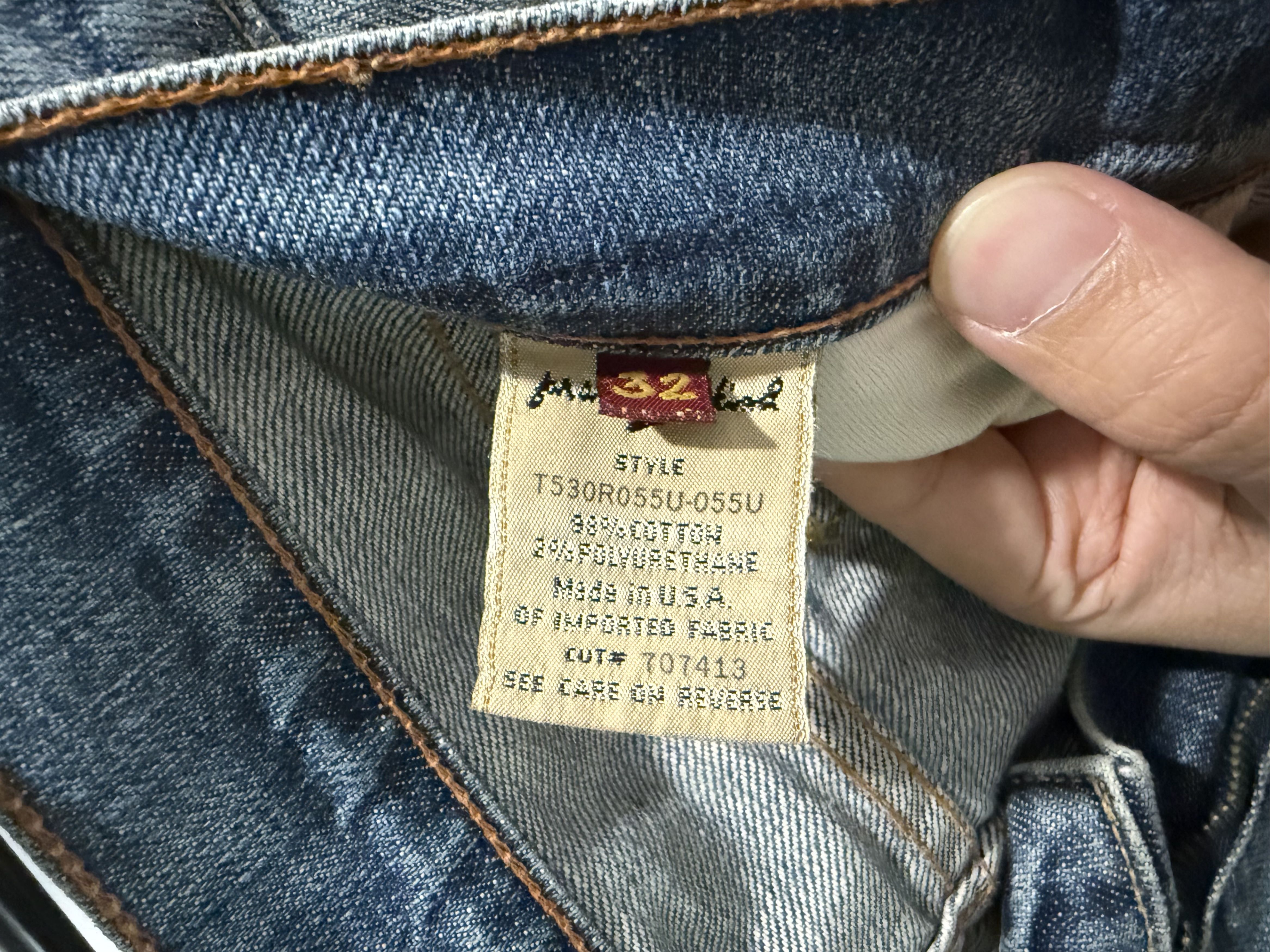 7 For All Mankind Bootcut A pocket jeans Size US 32 / EU 48 - 3 Thumbnail