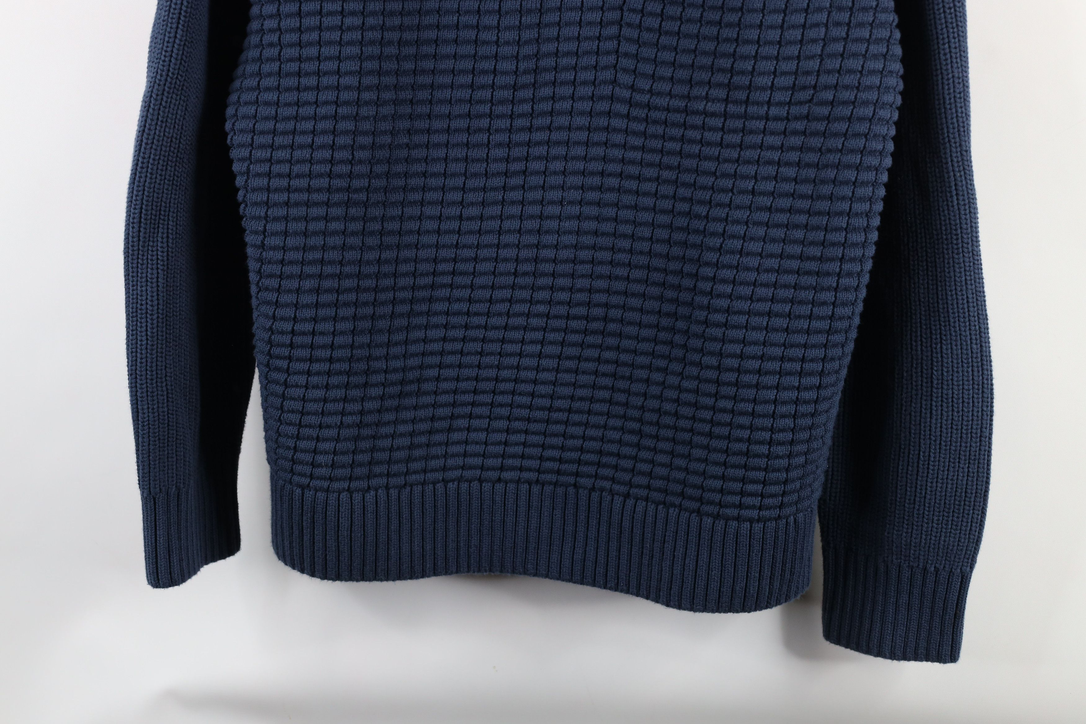 Duluth Trading Company × Vintage Duluth Trading Co Burly Retirement Button Mock Neck Sweater Size US L / EU 52-54 / 3 - 3 Thumbnail