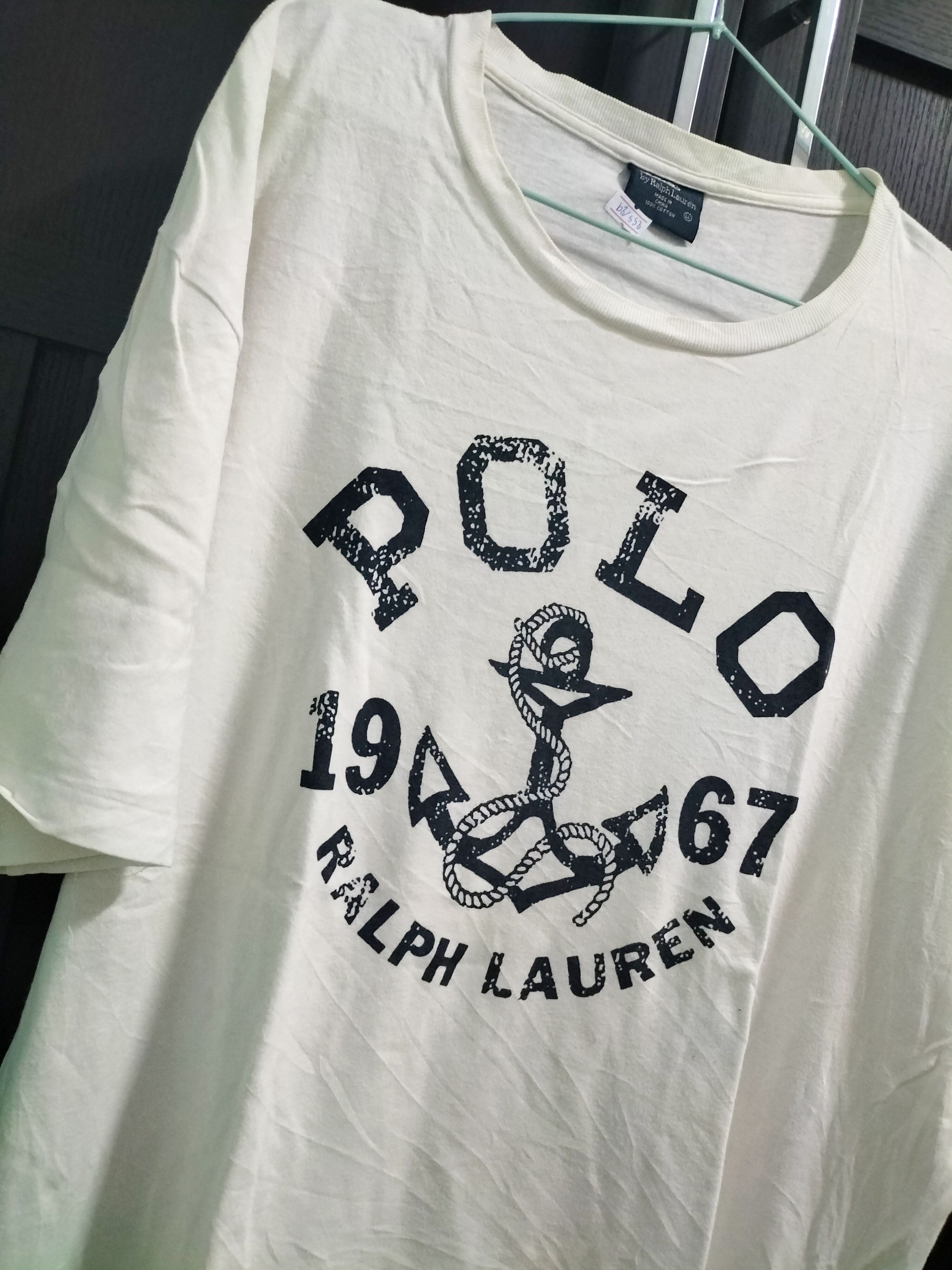 Polo Ralph Lauren Vintage Polo Ralph Lauren Navy Fashion 1967 Big Logo Size US XL / EU 56 / 4 - 3 Thumbnail