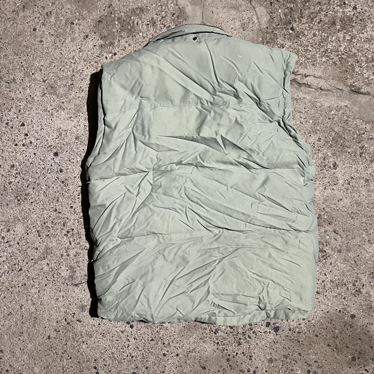 Gap × Vintage Olive Green Puffer Fila Vest Goose Down Size US L / EU 52-54 / 3 - 2 Thumbnail