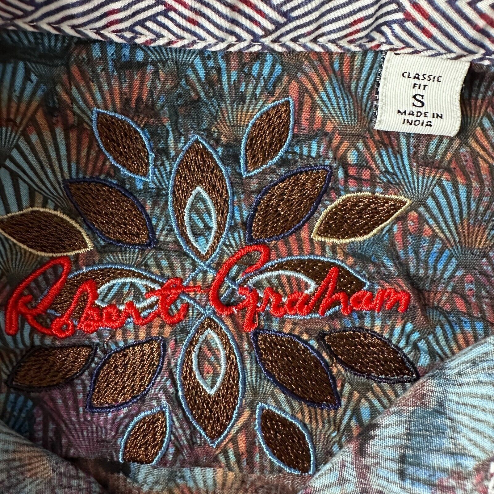 Robert Graham Robert Graham Shirt Men’s Small Geometric Colorful Button Up Size US S / EU 44-46 / 1 - 7 Thumbnail