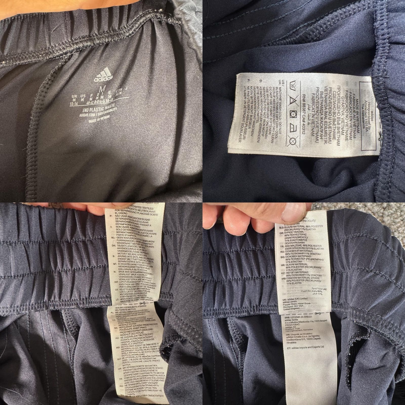Adidas Adidas Pants Womens Medium Navy Blue 3-Stripes Track Joggers Athletic IB2069 Size 32" / US 10 / IT 46 - 8 Thumbnail