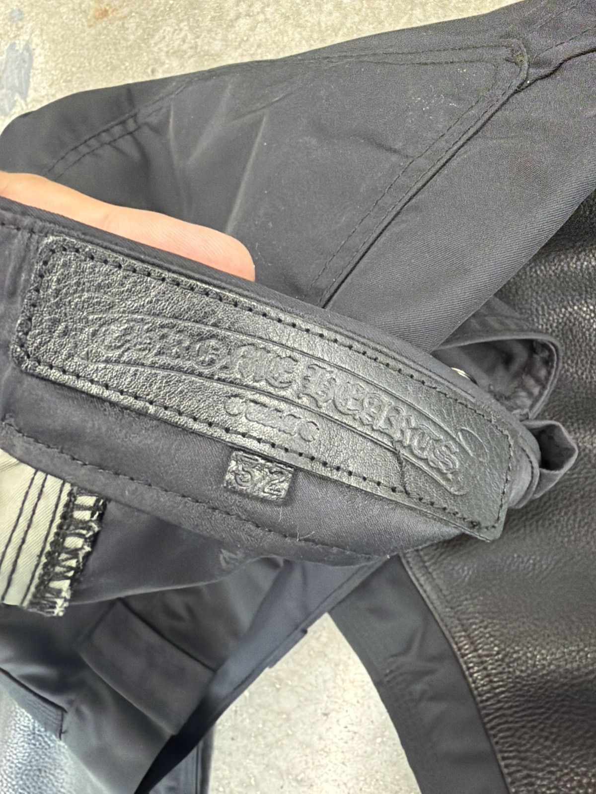 Chrome Hearts Chrome Hearts Nylon + Leather Double knee Pants SZ 32 Size US 32 / EU 48 - 8 Thumbnail