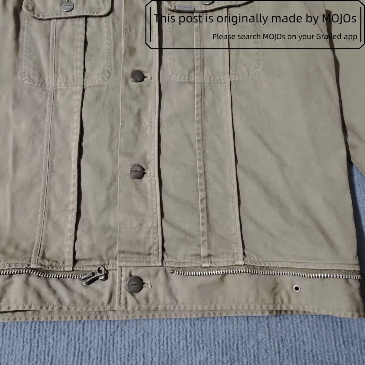 Undercover Sz 3 Undercover 11SS Underman Mud Wash Denim Jacket Size US L / EU 52-54 / 3 - 5 Thumbnail