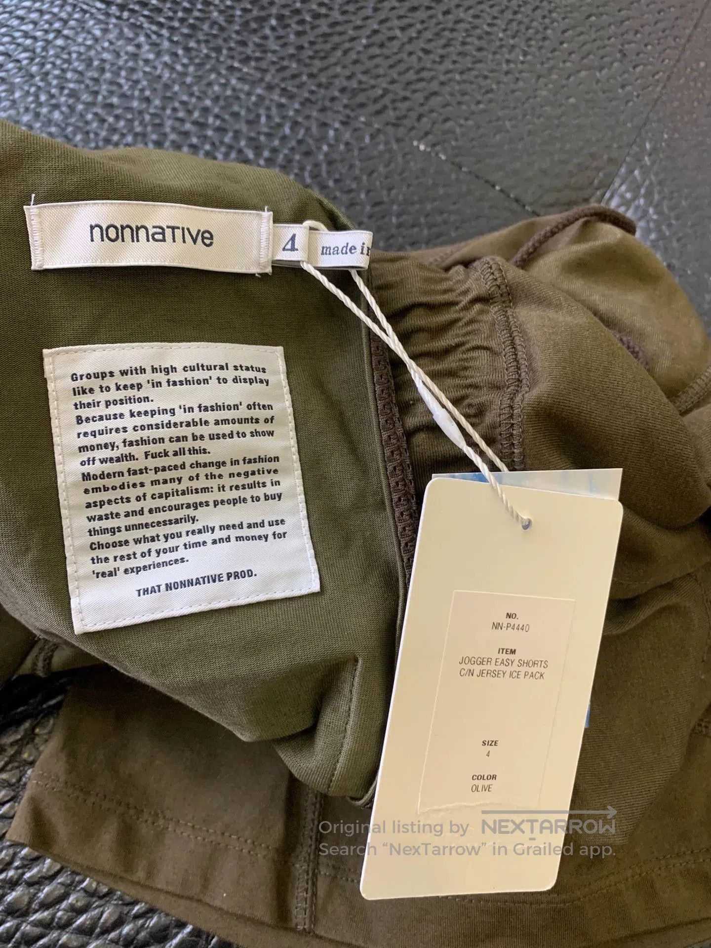 Nonnative nonnative JOGGER C/N JERSEY ICE PACK 24ss. Size US 31 - 3 Thumbnail
