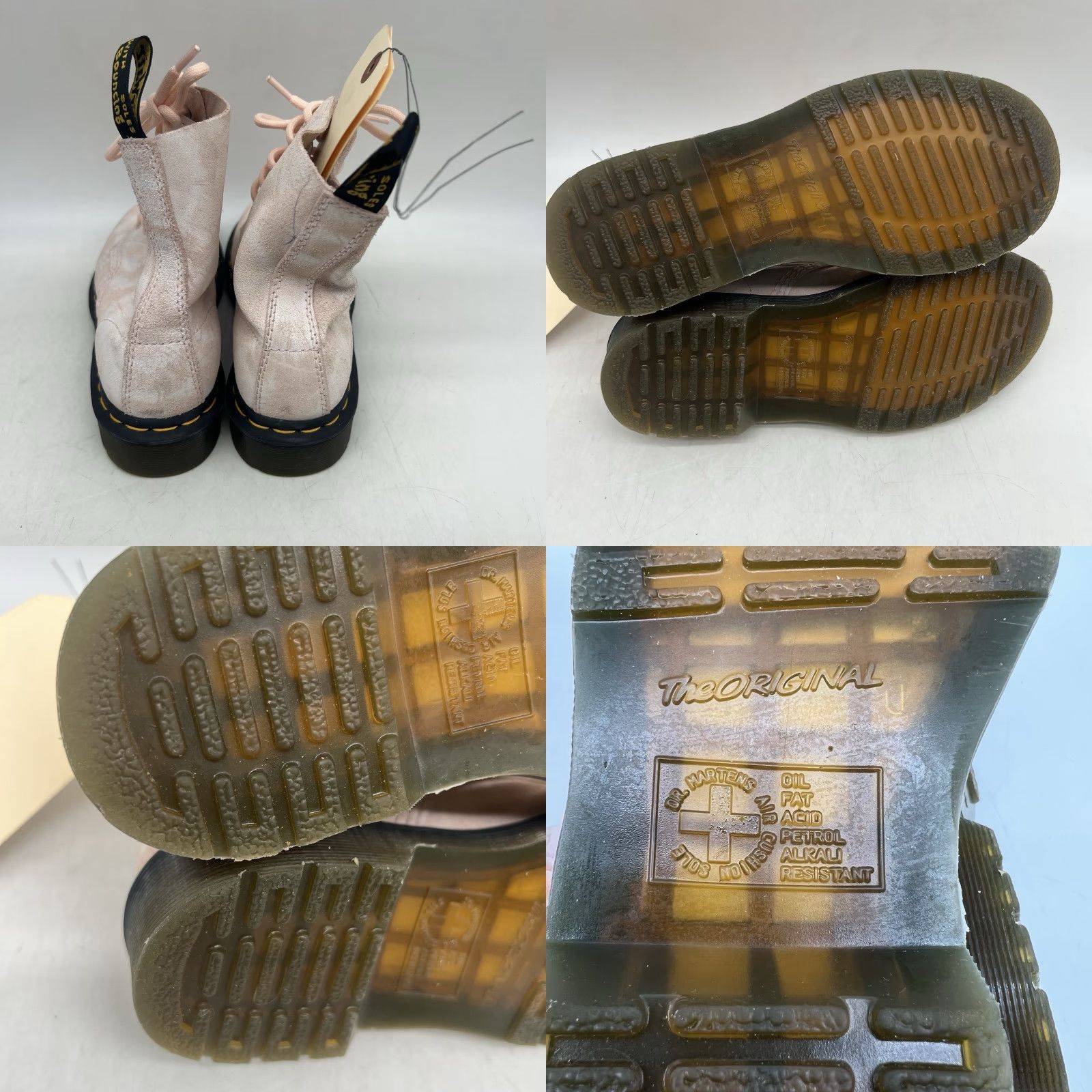 Dr. Martens VINTAGE Dr. Martens 1460 Boots Women Size 5 UK/EU 36 Pink Tie Dye Suede Punk Ankle Boots Size US 5 / IT 35 - 8 Thumbnail