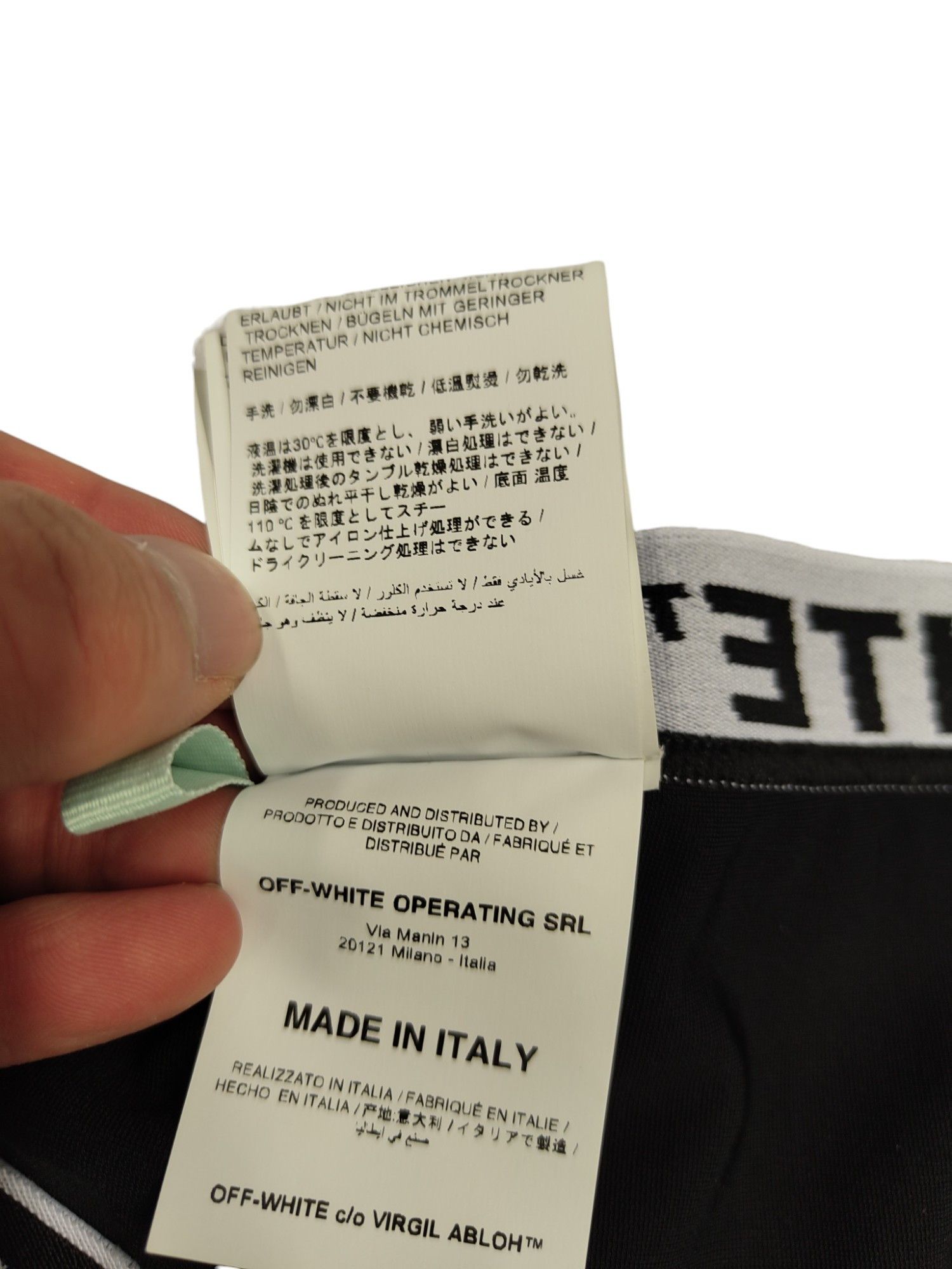 Off-White Black Mid Length Pencil Skirt Size 26" / US 2 / IT 38 - 7 Thumbnail