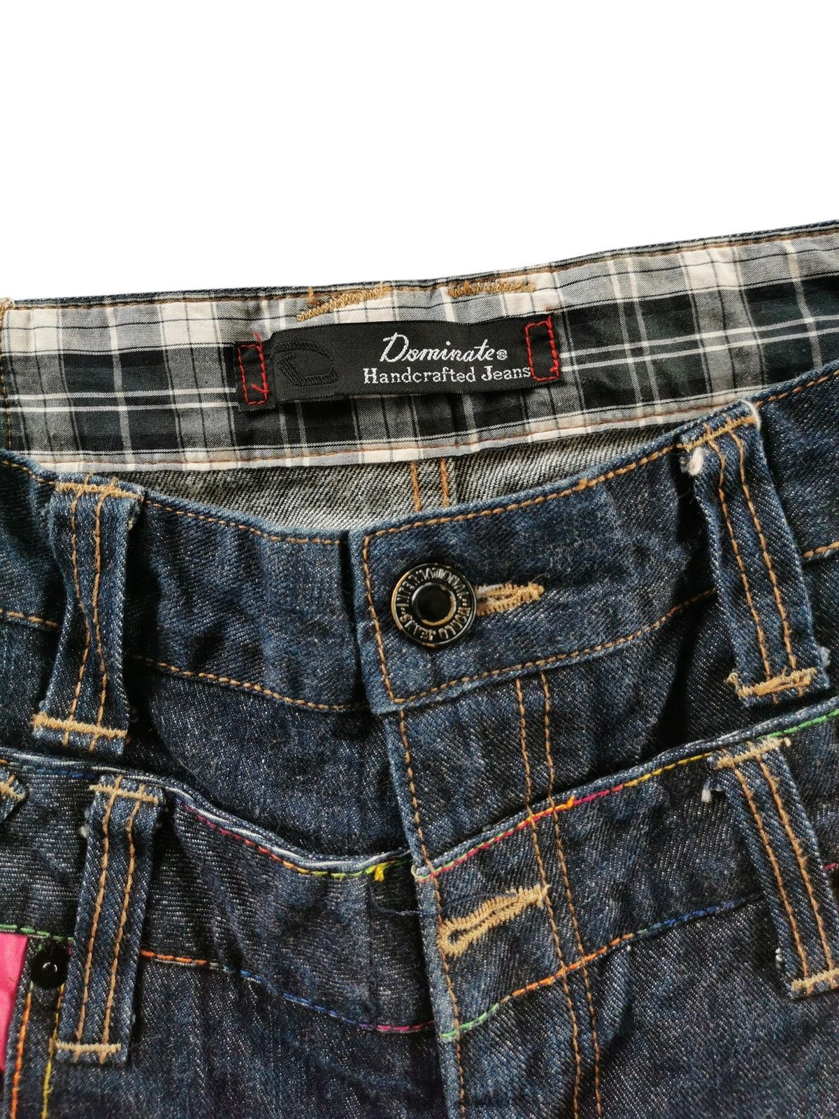 Hysteric Glamour Double Dominate Jeans Sensho Graphic Zip Rare Japanese Denim Size US 31 - 10 Thumbnail