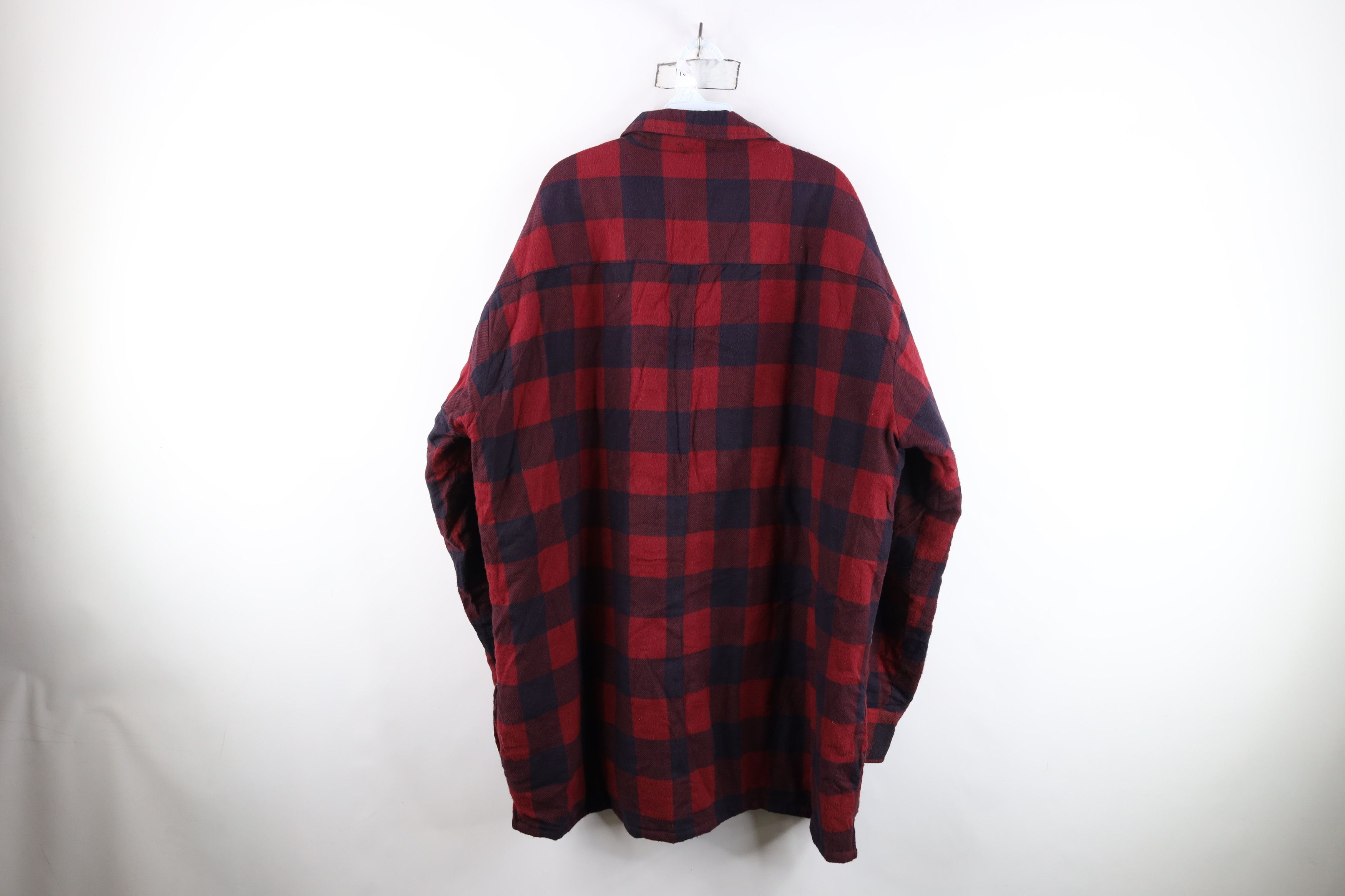 Vintage Vintage 90s Y2K Streetwear Flannel Button Shirt Jacket Jac Size US XXL / EU 58 / 5 - 14 Thumbnail