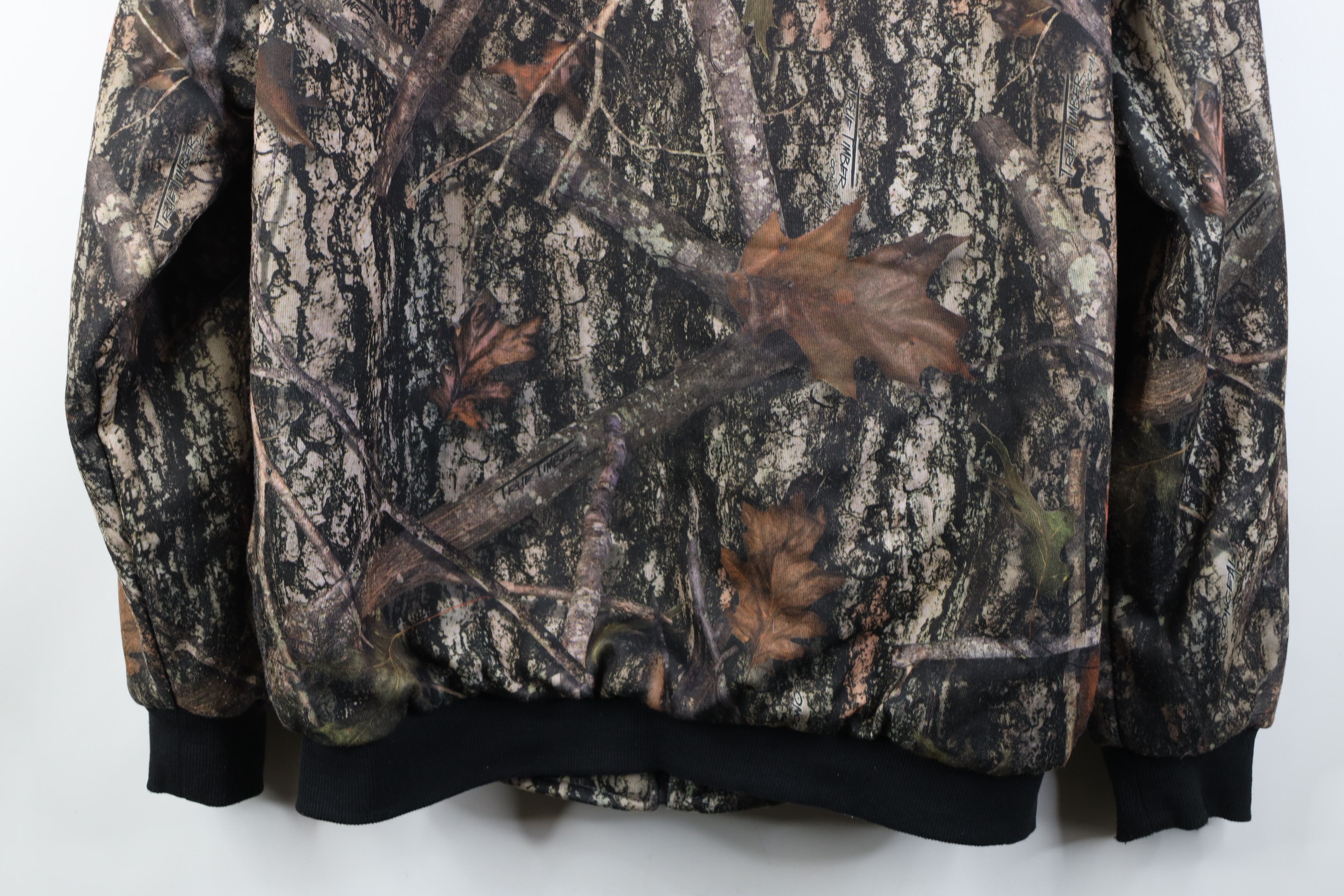 Vintage Vintage Y2K Streetwear Lined Camouflage Full Zip Hoodie Size US L / EU 52-54 / 3 - 14 Thumbnail