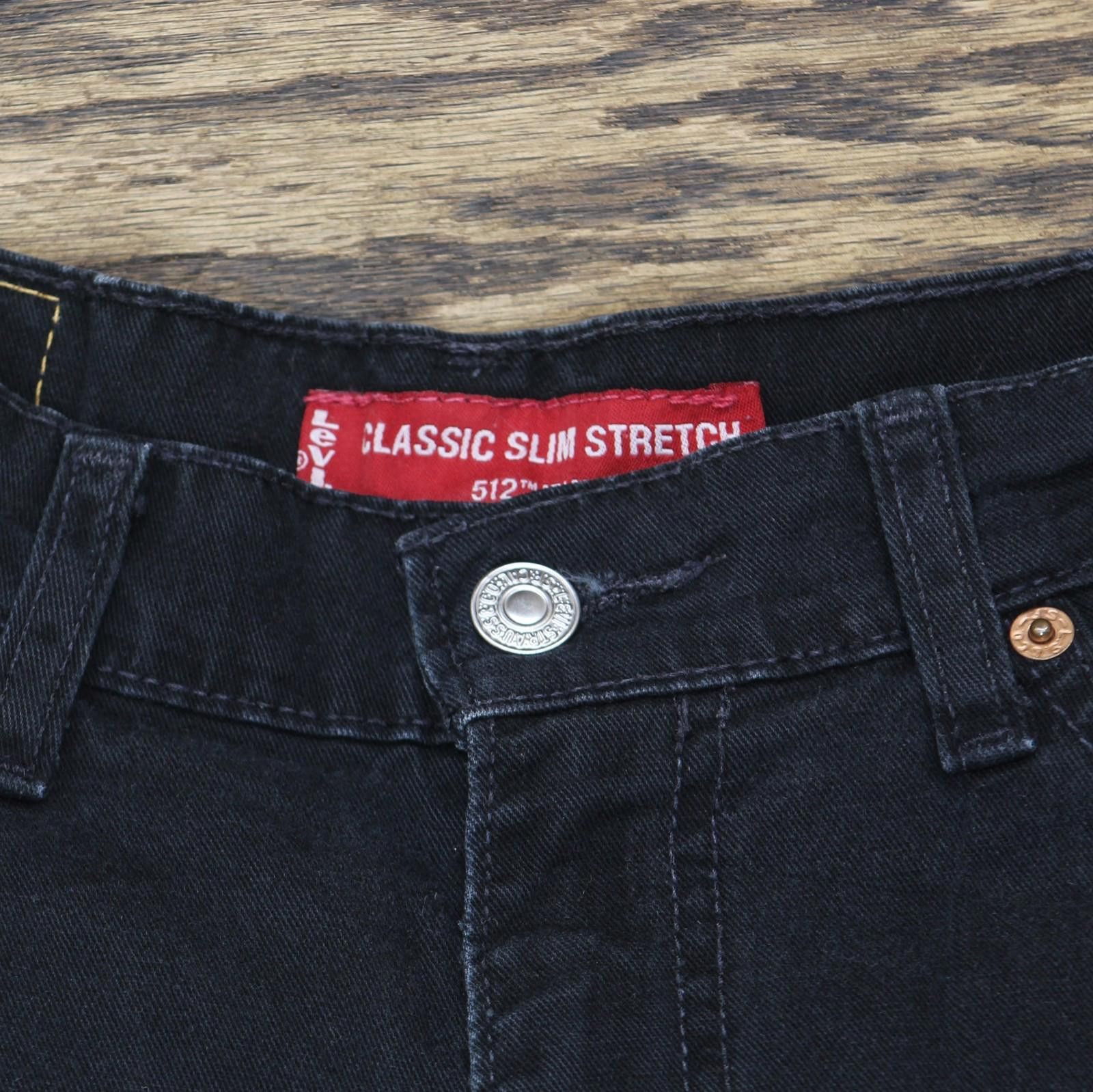 Levi's Levi's Classic Slim Stretch Jeans Black Wash 8 Misses Short Size 30" / US 8 / IT 44 - 4 Thumbnail