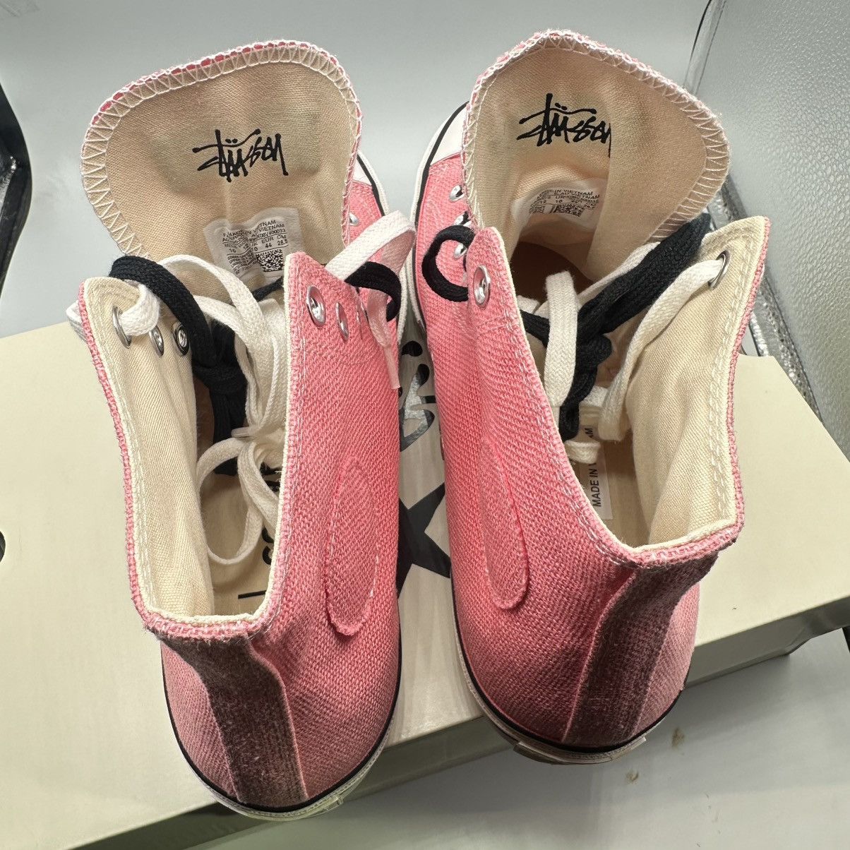 Converse × Stussy Converse Stussy x Chuck Taylor Surfman Pink Size 10 Men/12 W Size US 10 / EU 43 - 7 Thumbnail