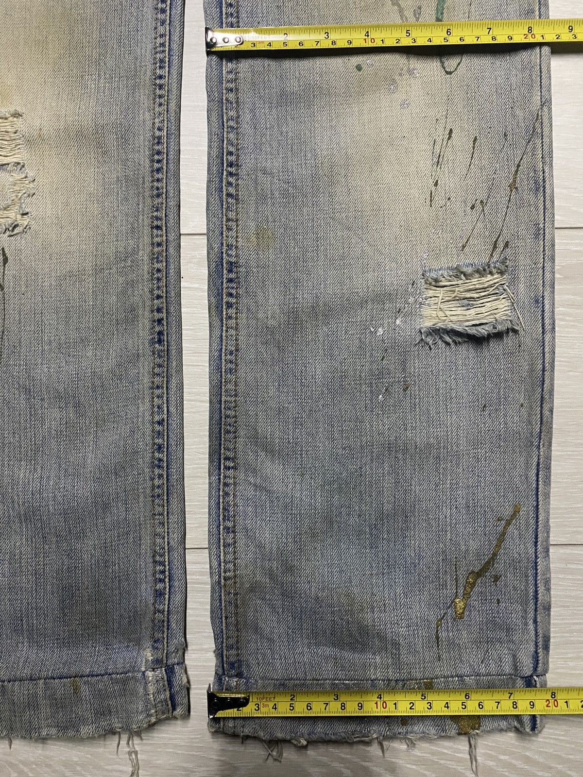 Dolce & Gabbana Dolce & Gabbana Mud Wash Paints Splatter Distressed Jeans Size US 34 / EU 50 - 22 Thumbnail