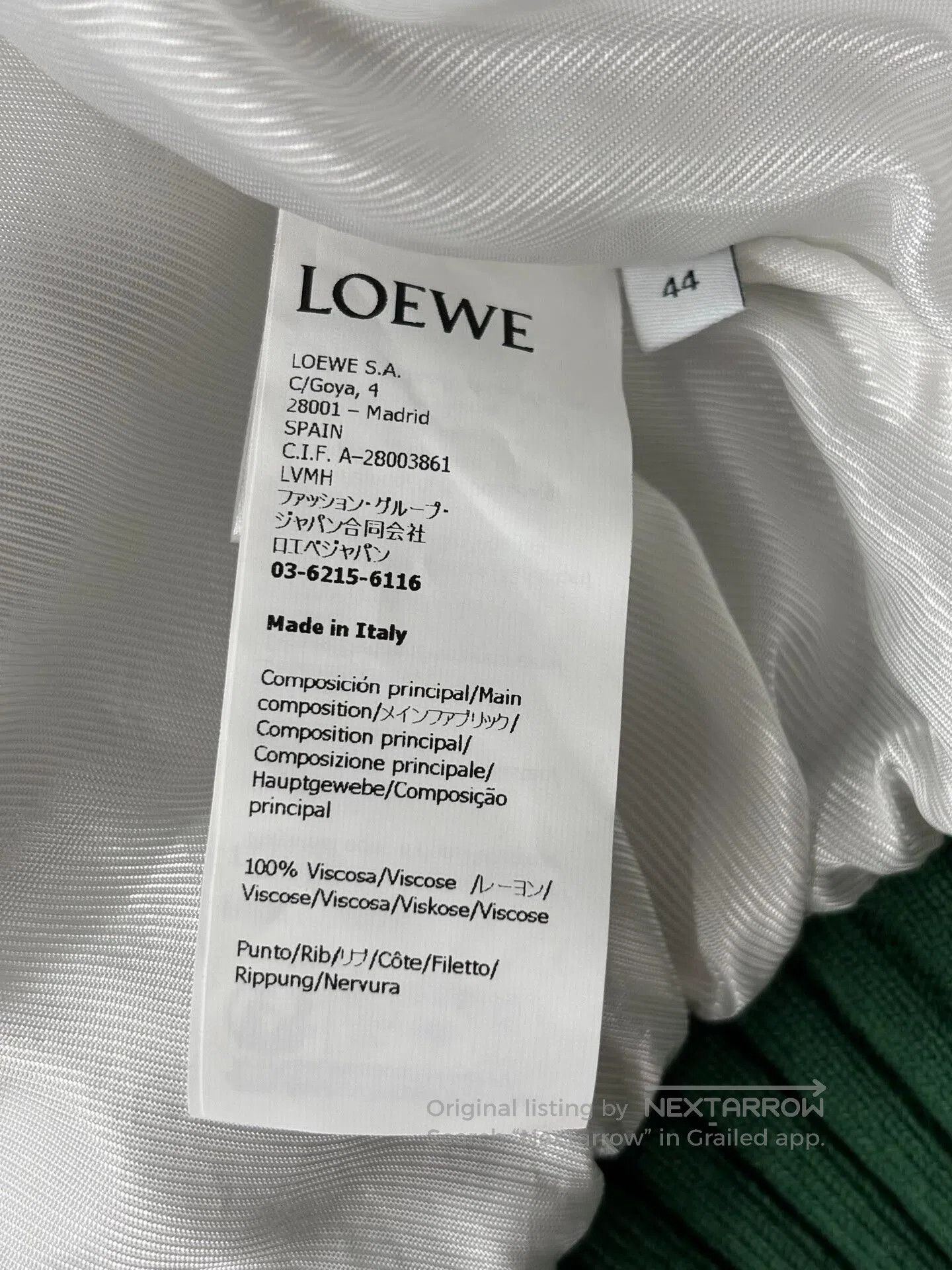 Loewe men's gradient cotton jacket by Loewe. Size US L / EU 52-54 / 3 - 5 Thumbnail