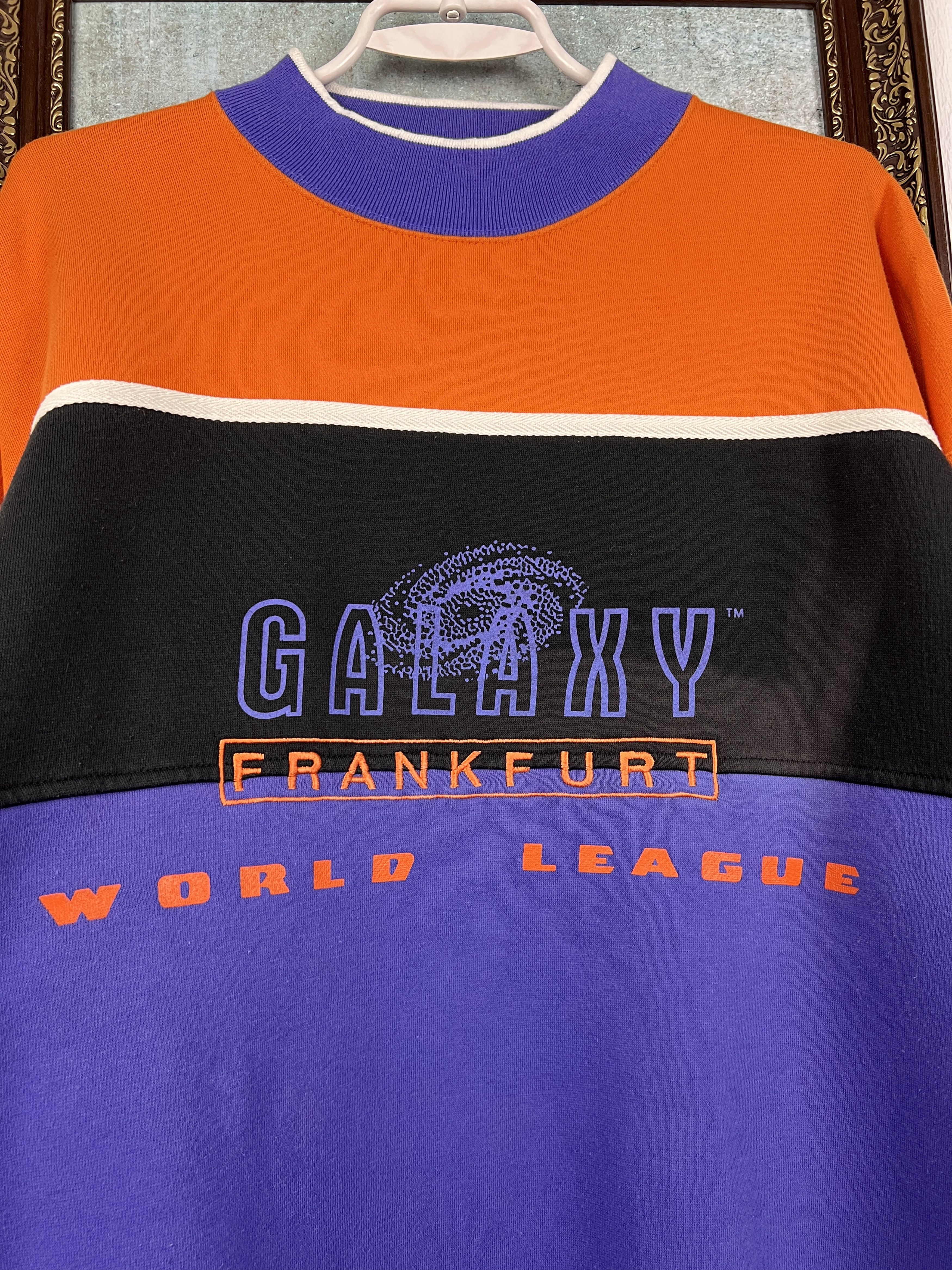 Adidas Vintage Frankfurt Galaxy World League NFL Sweatshirt Jacket Size US M / EU 48-50 / 2 - 3 Thumbnail