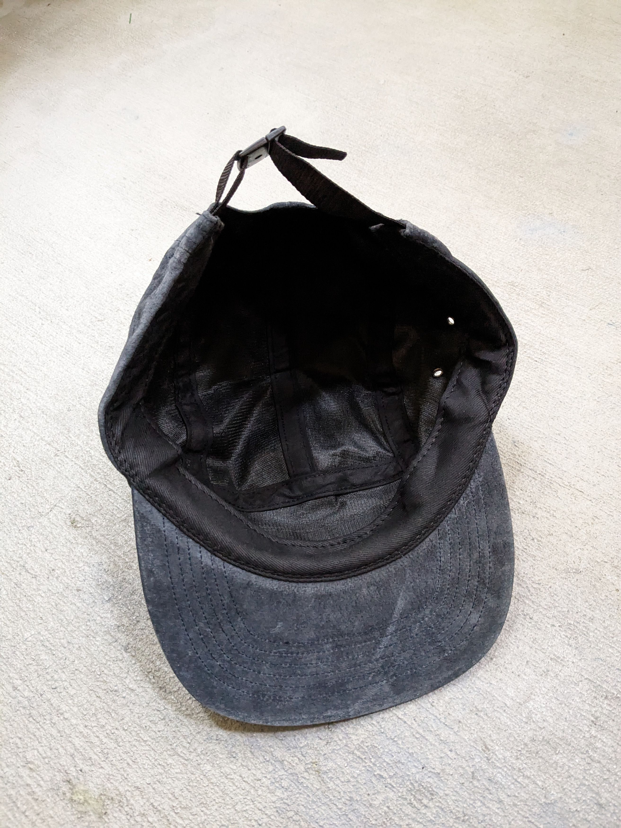 Supreme Supreme Suede 5 Panel Camp Cap Navy Blue SS17 Size ONE SIZE - 10 Thumbnail