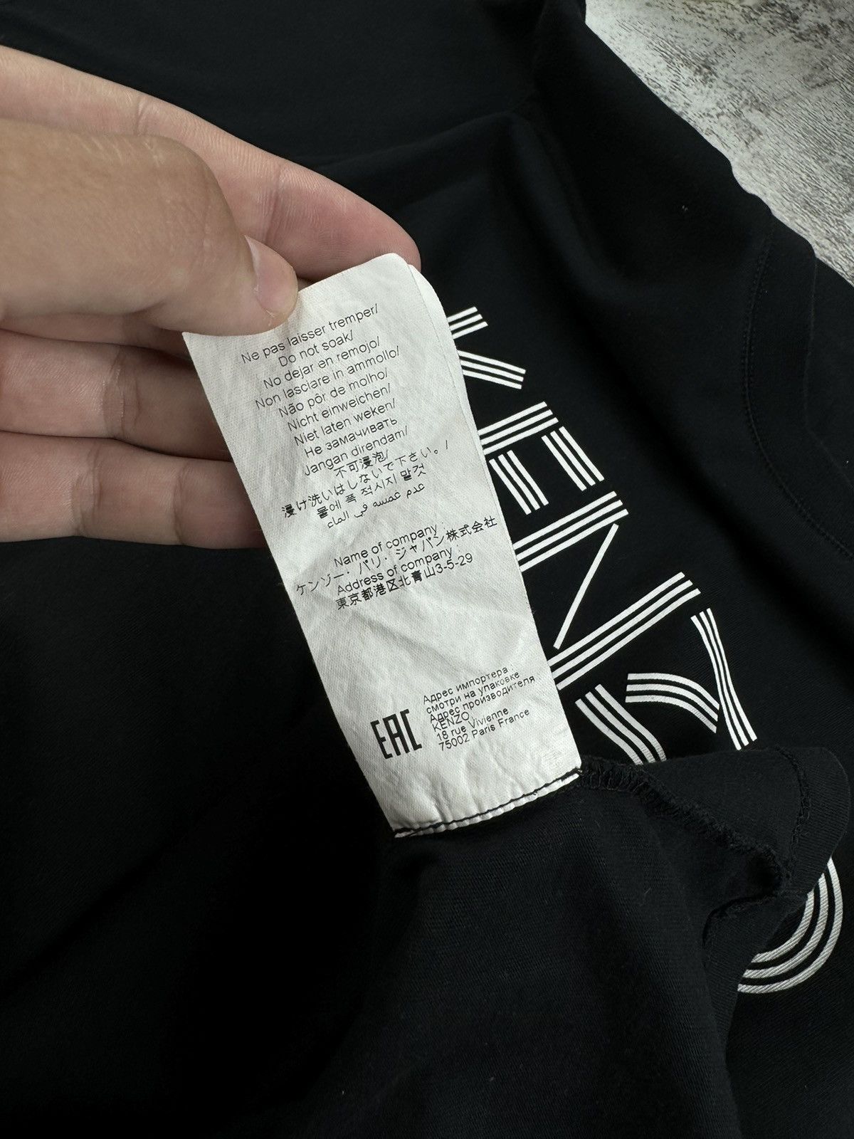 Kenzo Vintage Kenzo Paris Big Logo Luxury T Shirt Size US XL / EU 56 / 4 - 11 Thumbnail