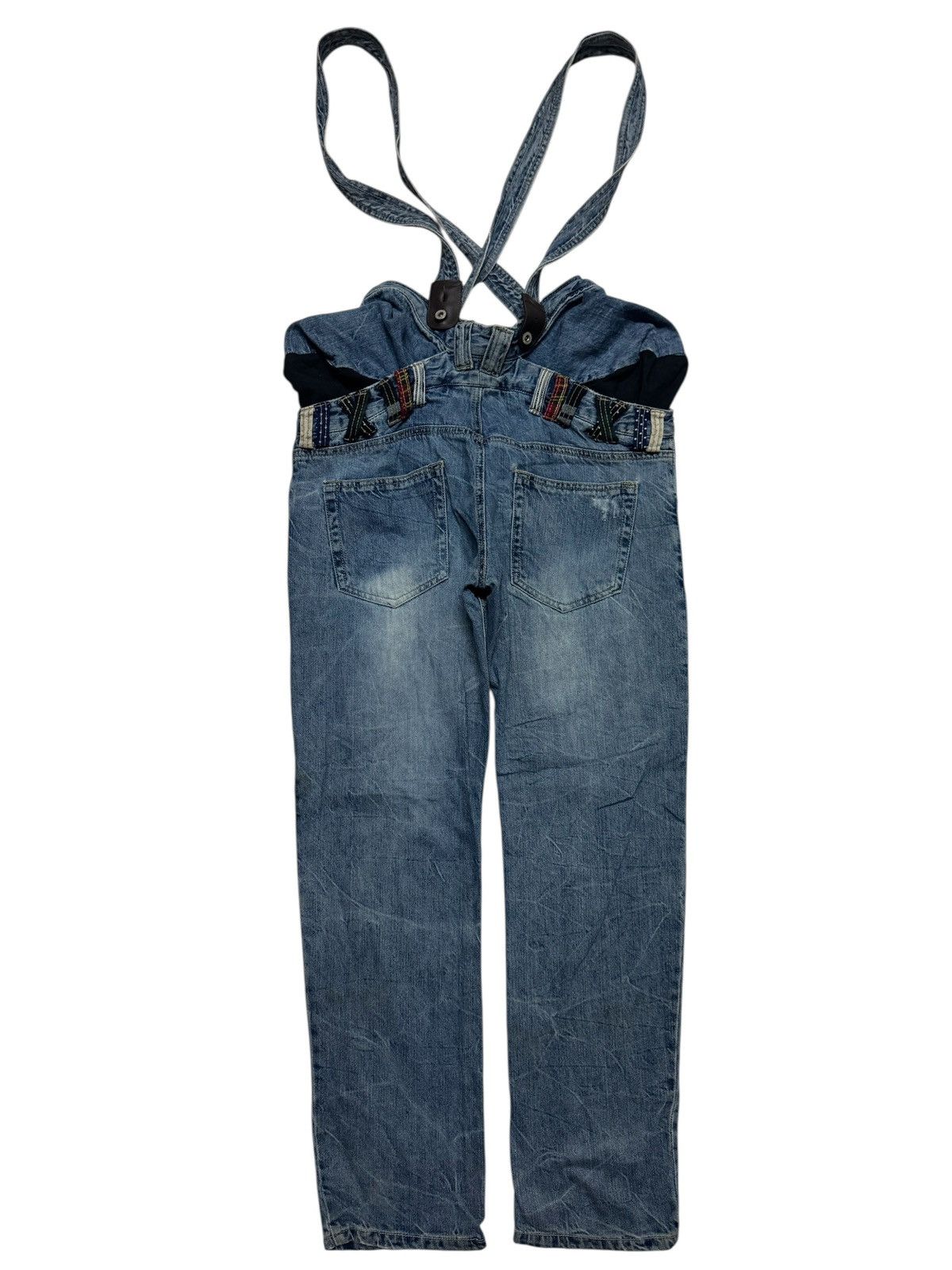 PPFM 💥RARE DOUBLE WAIST💥VTG JAPANESE OVERALL DOUBLE WAIST GRUNGE Size US 30 / EU 46 - 1 Thumbnail