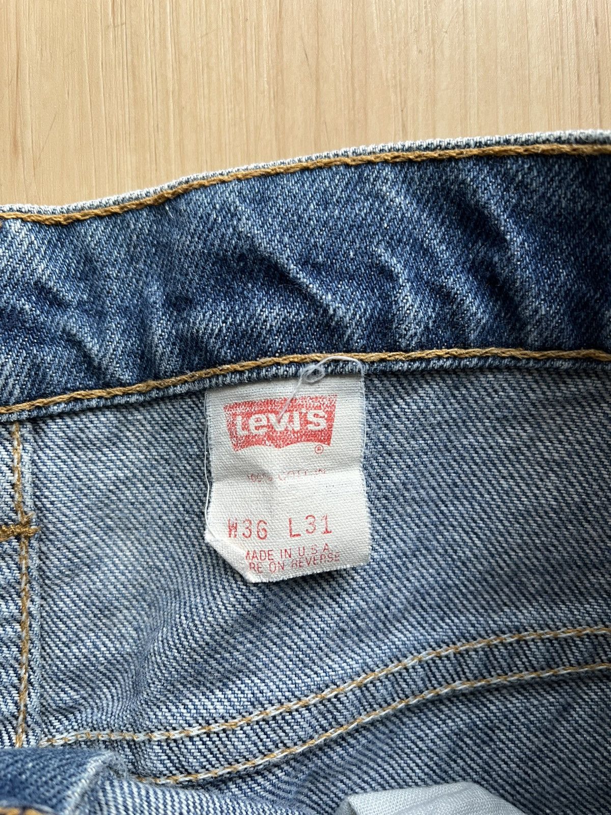 Levi's × Vintage vintage levi’s 517 orange tab bootcut flare jeans denim Size US 34 / EU 50 - 2 Thumbnail