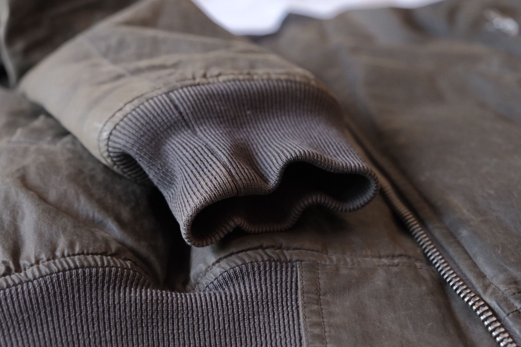Rick Owens Rick Owens Flight Bomber MA-1 Padded Army Bomber Sz 46 Size US S / EU 44-46 / 1 - 7 Thumbnail