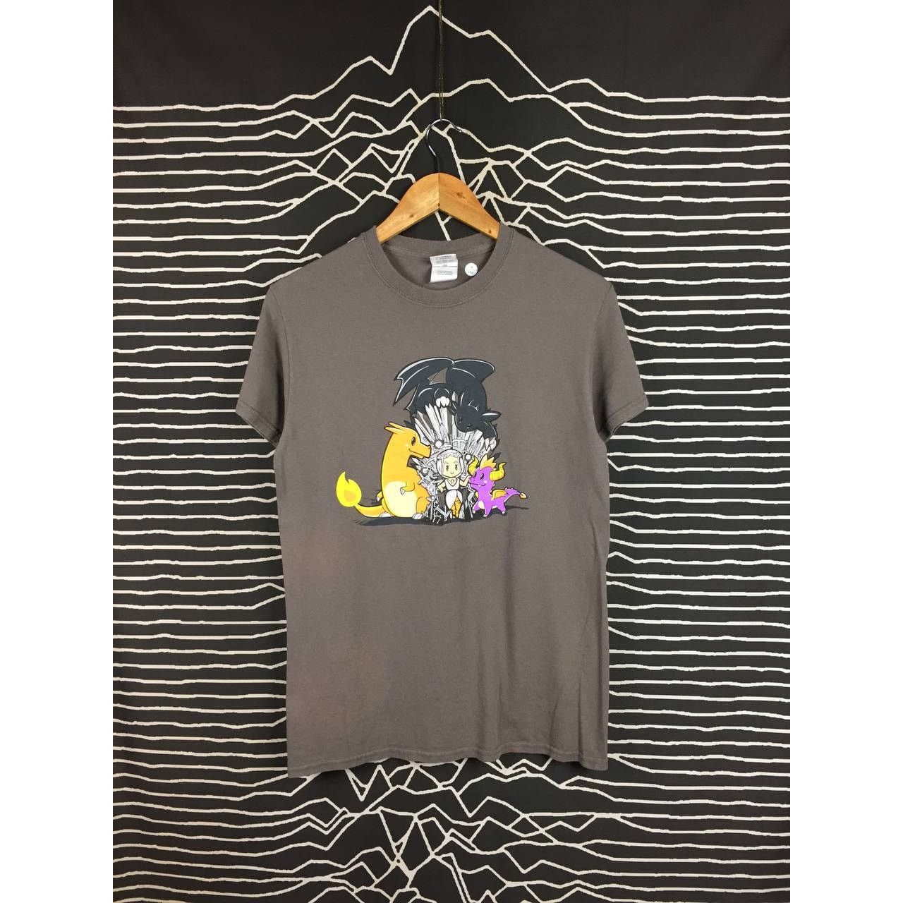 Gildan Game Of Thrones Dragon Mash-Up Graphic Cartoon Tee Size US S / EU 44-46 / 1 - 2 Thumbnail