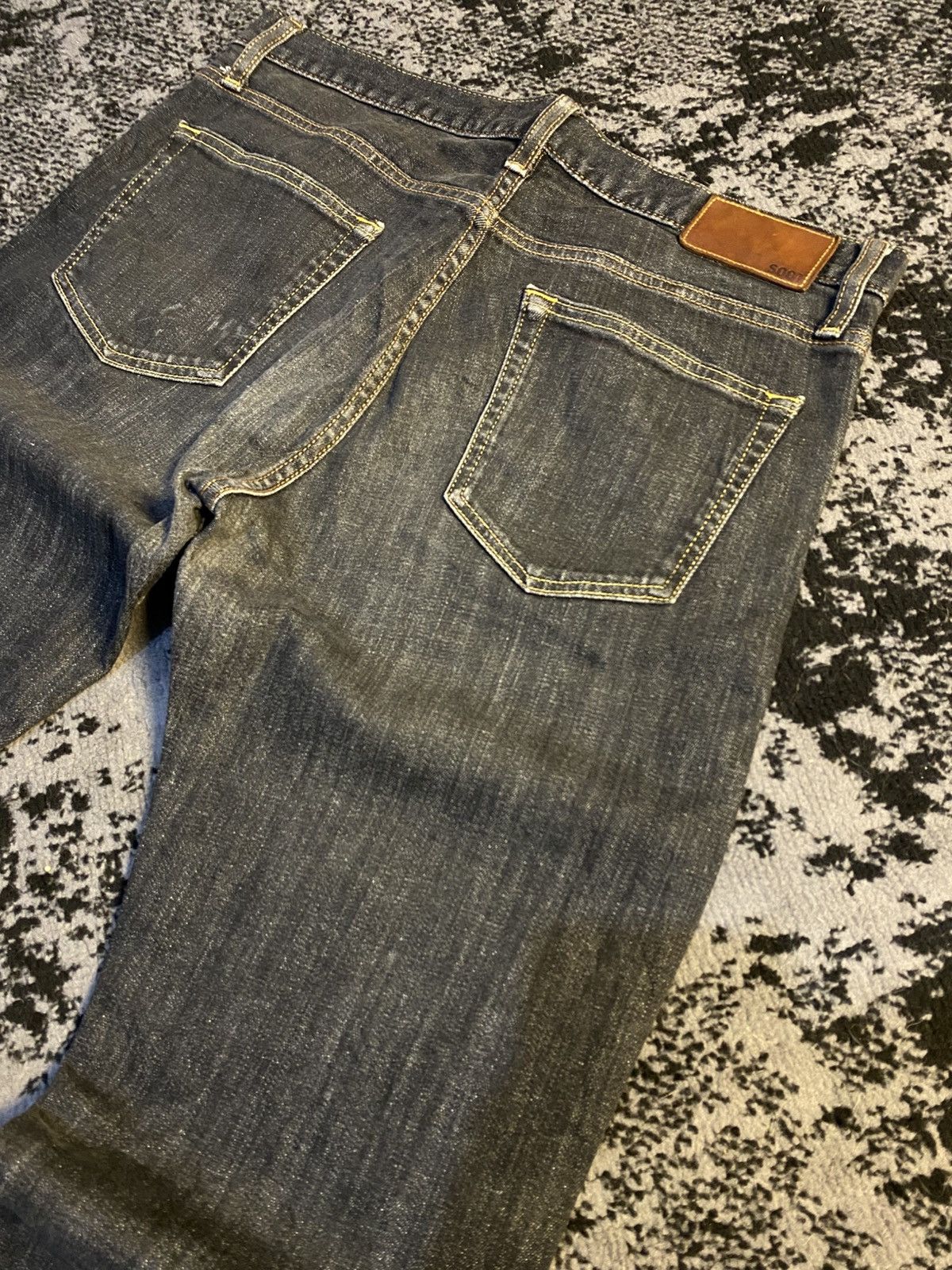Undercover × Uniqlo 2000s Uniqlo UJ S-001 Slim Fit Straight Black Jeans 🔥 Size US 33 - 12 Thumbnail