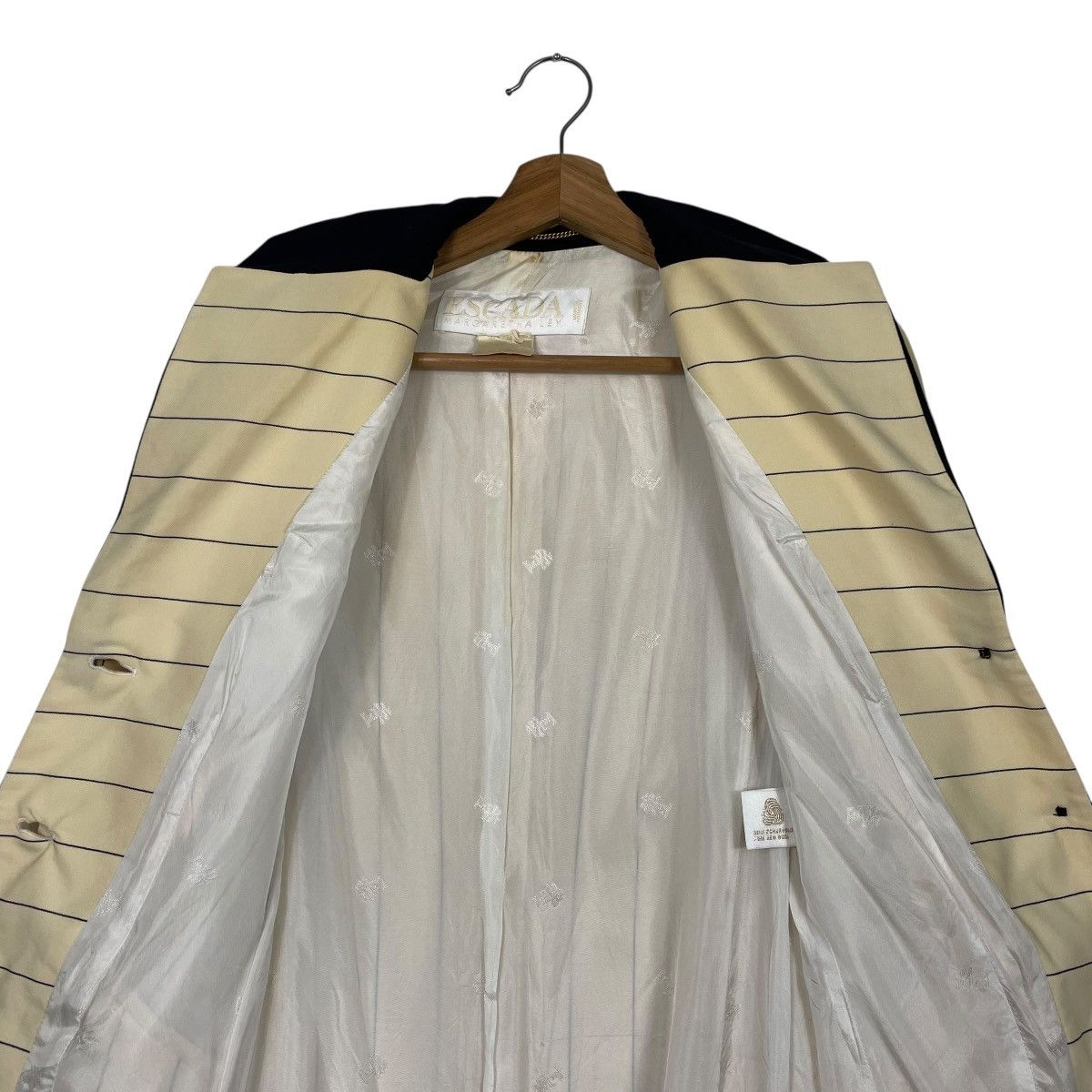 Escada Escada By Margaretha Ley Stripe Wool Jacket Size M / US 6-8 / IT 42-44 - 12 Thumbnail