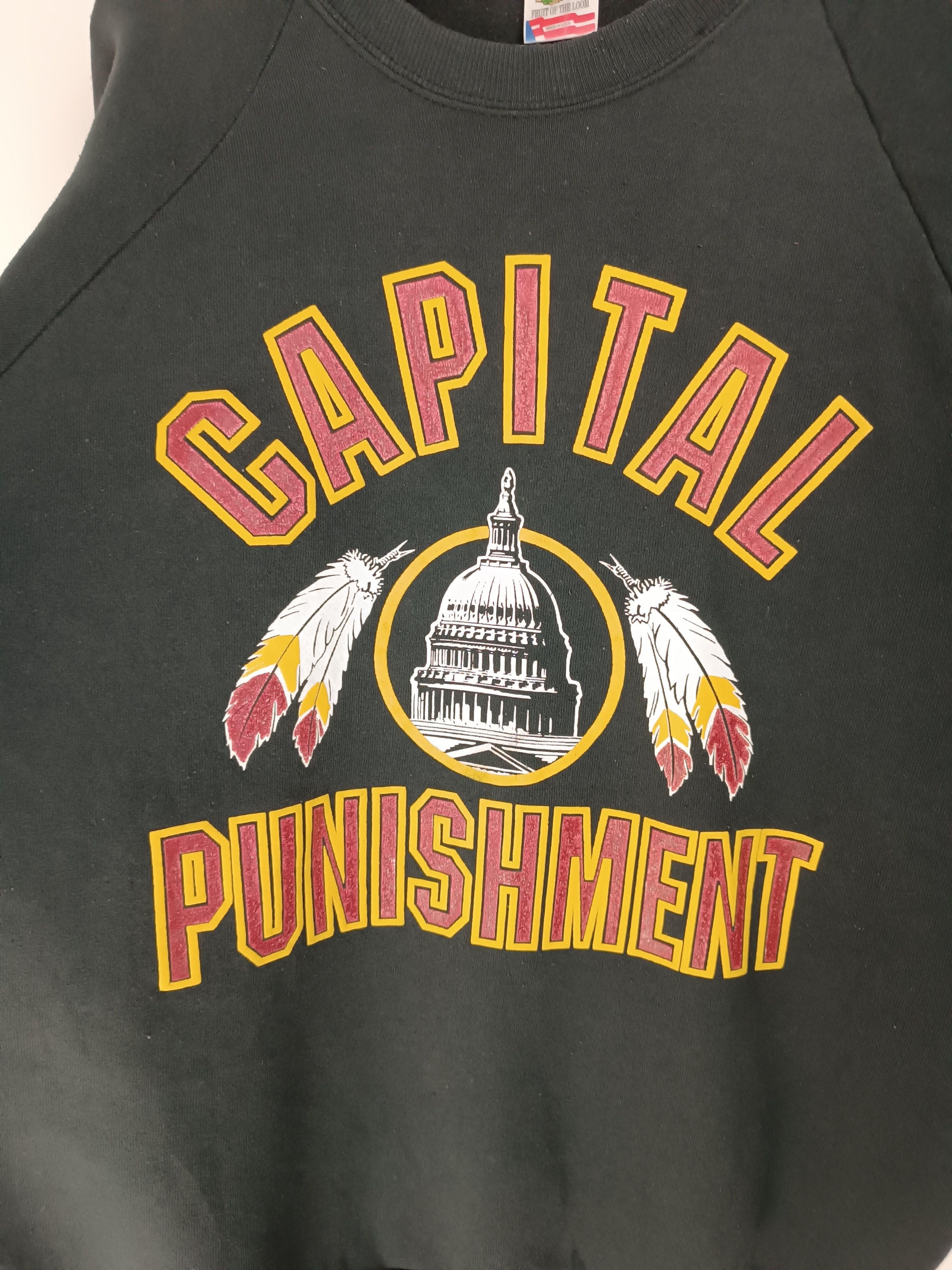 Vintage VINTAGE 90'S CAPITAL PUNISHMENT CREWNECK VERY RARE SWEATER Size US XL / EU 56 / 4 - 9 Thumbnail