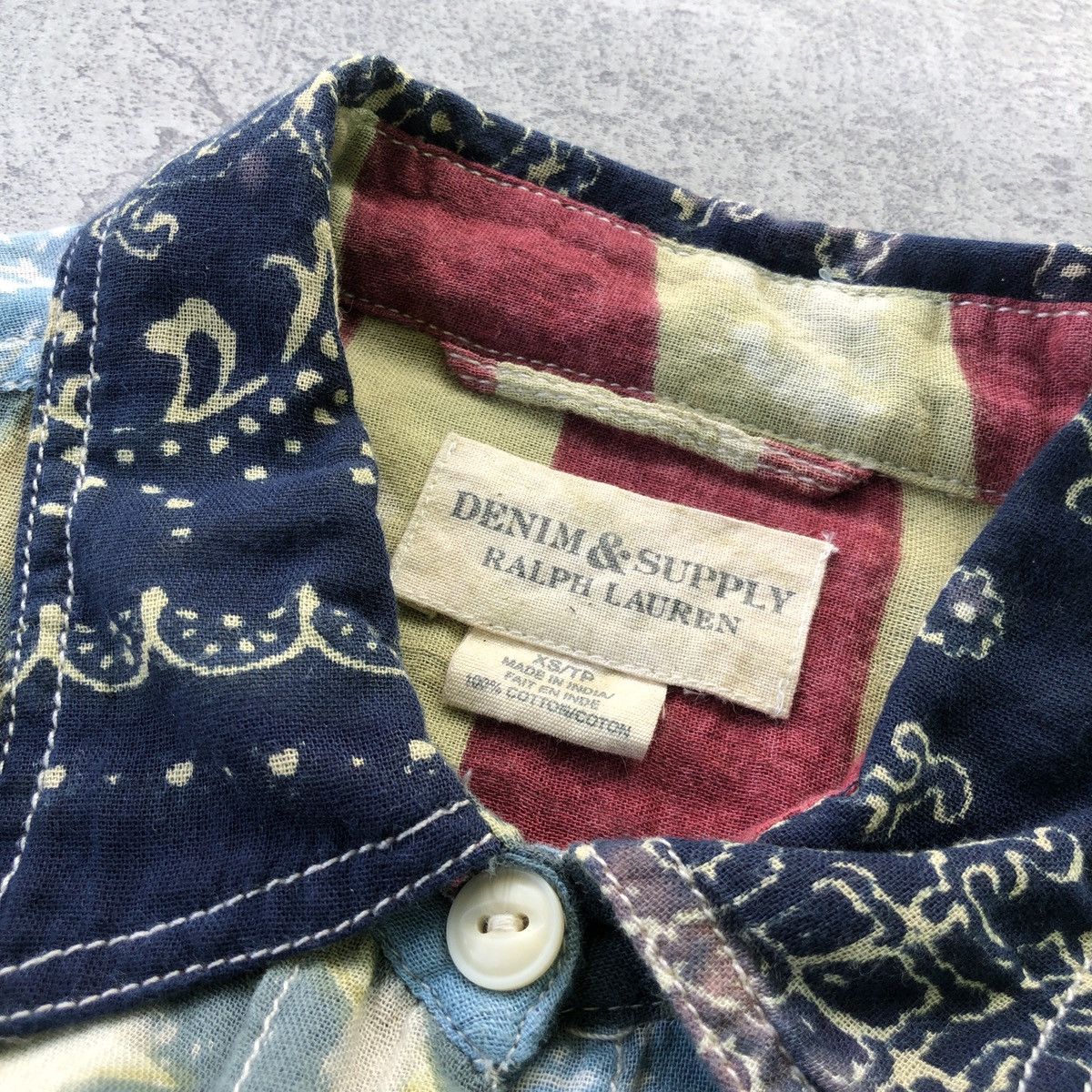 Denim & Supply Ralph Lauren × Polo Ralph Lauren × Vintage Ralph Lauren Denim Supply Military American Flag Size S / US 4 / IT 40 - 6 Thumbnail