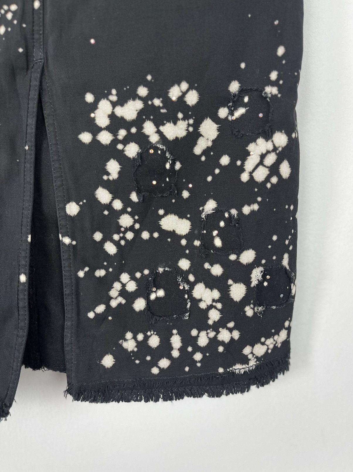Iceberg Iceberg Icejeans Vintage Glitter Archive Denim Skirt Italy Size 27" / US 4 / IT 40 - 5 Thumbnail