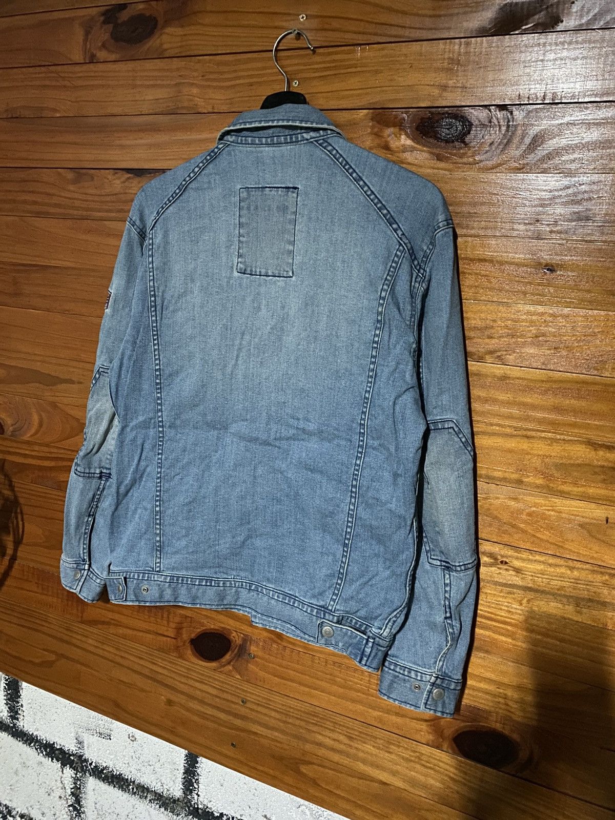 Japanese Brand Blue Monster Clothing BM78 Denim Utility Jacket Size US S / EU 44-46 / 1 - 9 Thumbnail