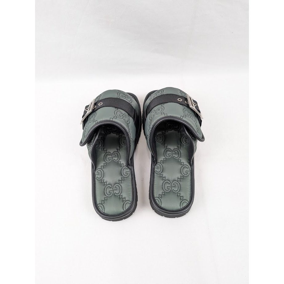 Gucci o1rshd1 Nylon Twenty Slippers in Urban Chic/Black Size US 8.5 / EU 41-42 - 18 Thumbnail