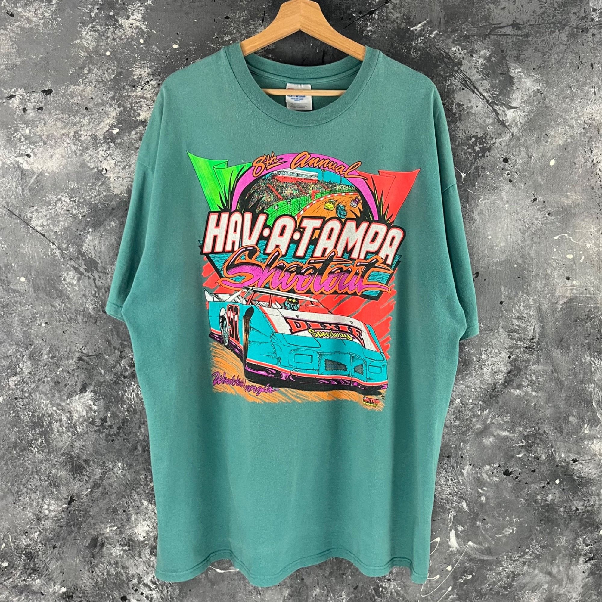 Vintage Vintage 1996 Woodstock Racing shirt Size US XXL / EU 58 / 5 - 1 Thumbnail
